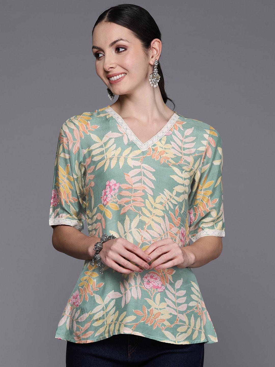 ahalyaa-floral-printed-tunic-with-lace-inserts-detail