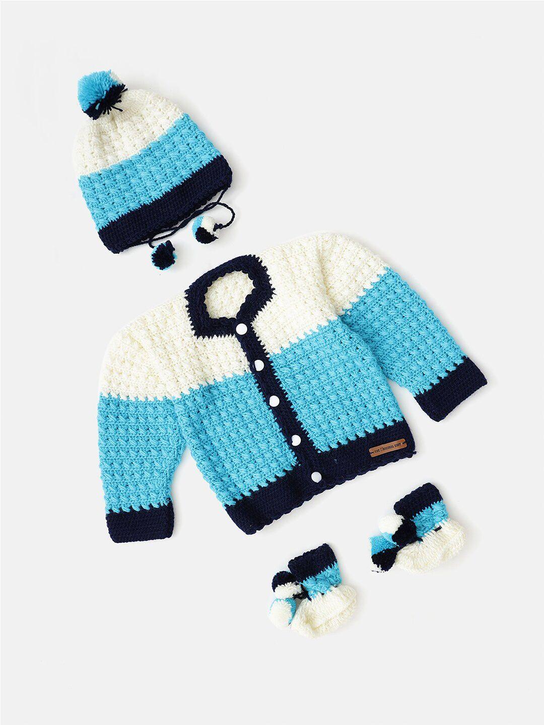 the-original-knit-infant-kids-colourblocked-acrylic-cardigan-sweater-set