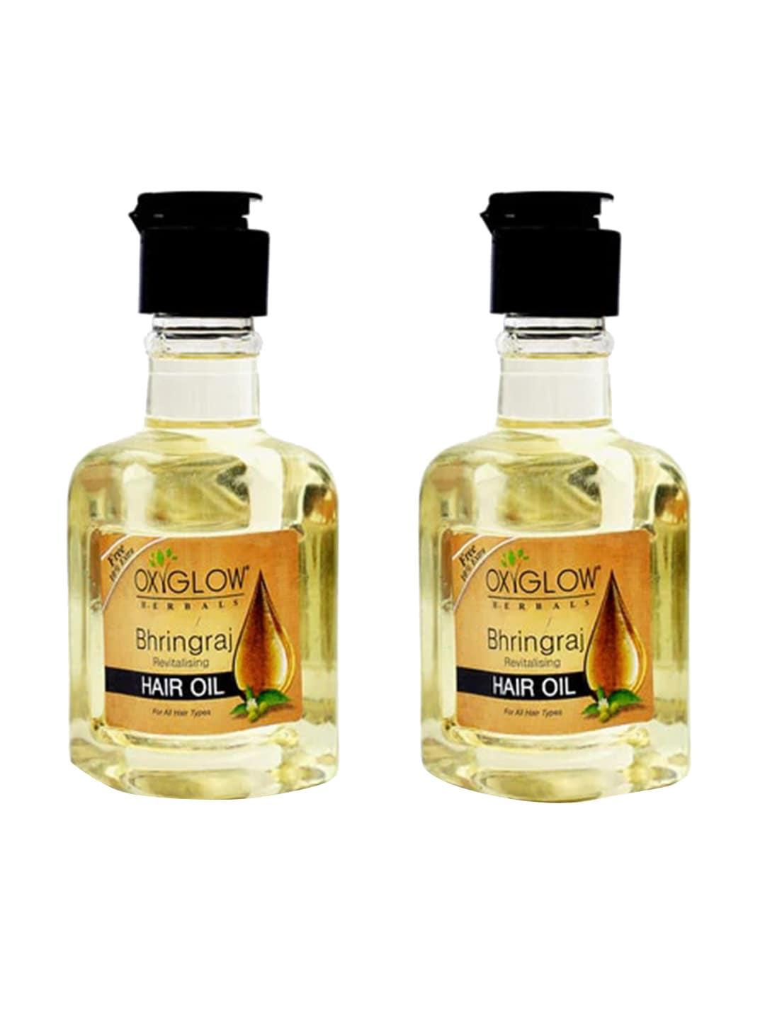 Oxyglow Herbals Set of 2 Bhringraj Revitalising Hair Oil - 120 ml each