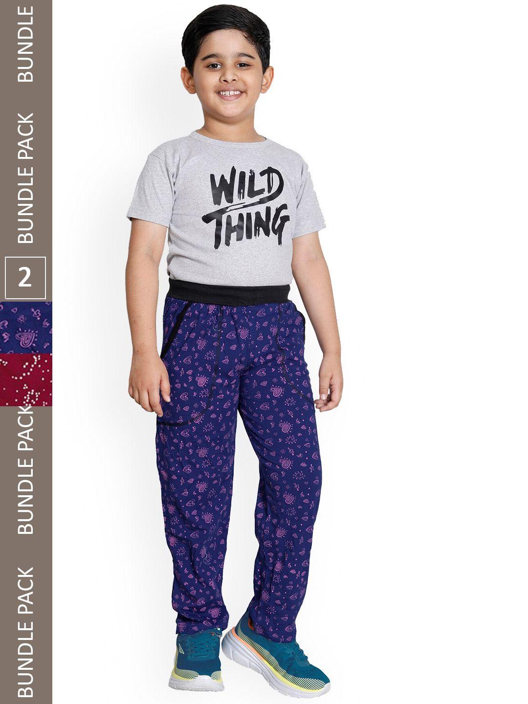 indiweaves-boys-pack-of-2-printed-cotton-track-pants