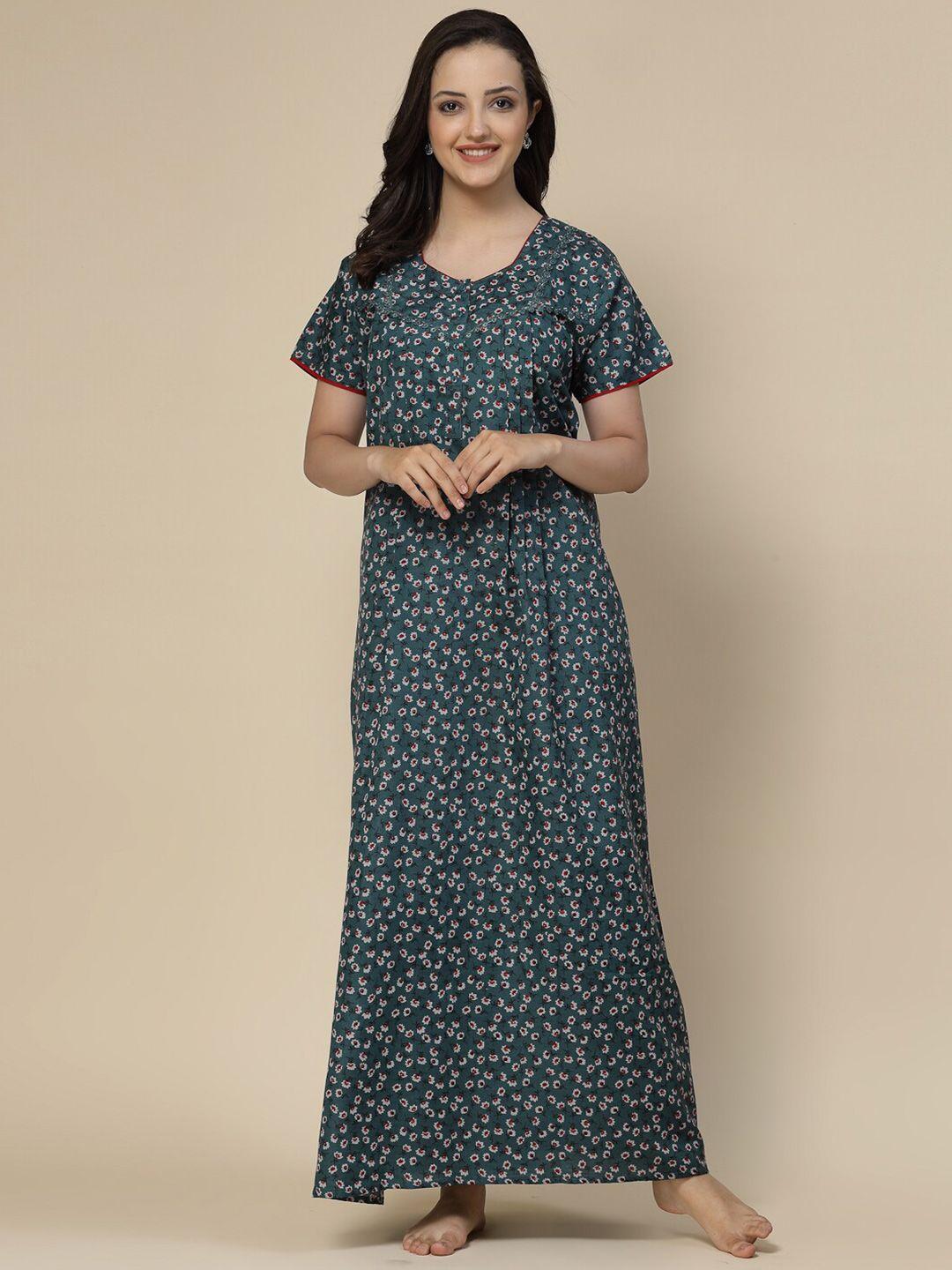 sweet-dreams-floral-printed-pure-cotton-maxi-nightdress