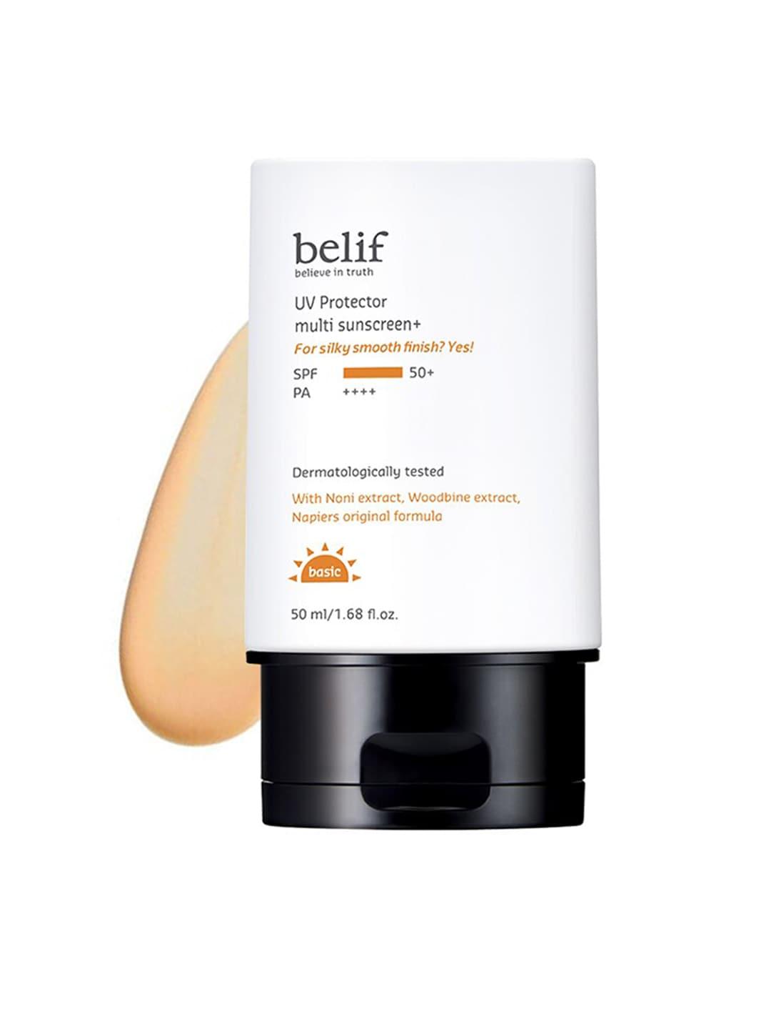 belif UV Protector Multi Sunscreen -  SPF50+ PA++++ With Noni & Woodbine Extract 50 ml
