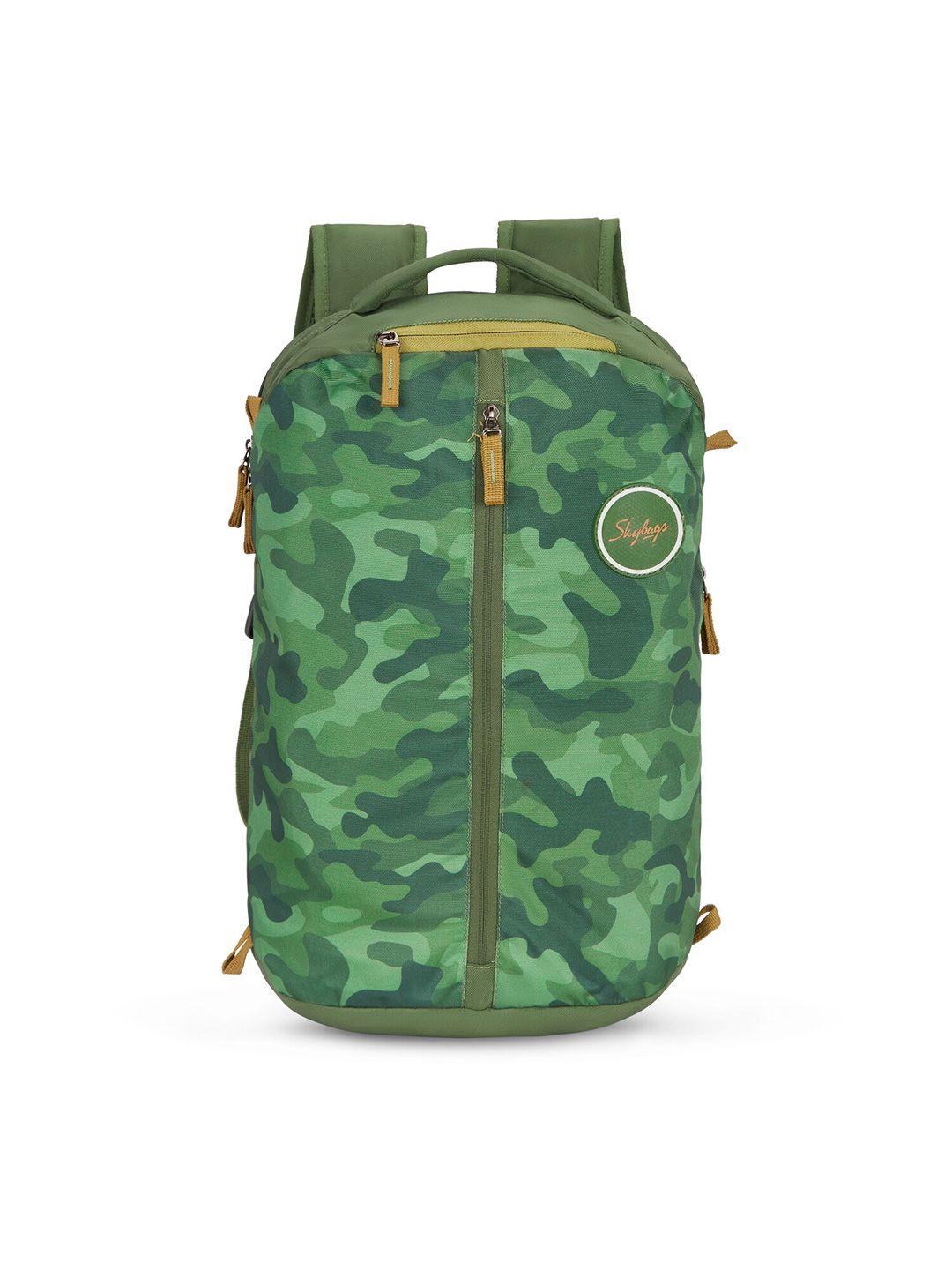 Skybags Unisex Camouflage Printed Padded Backpack