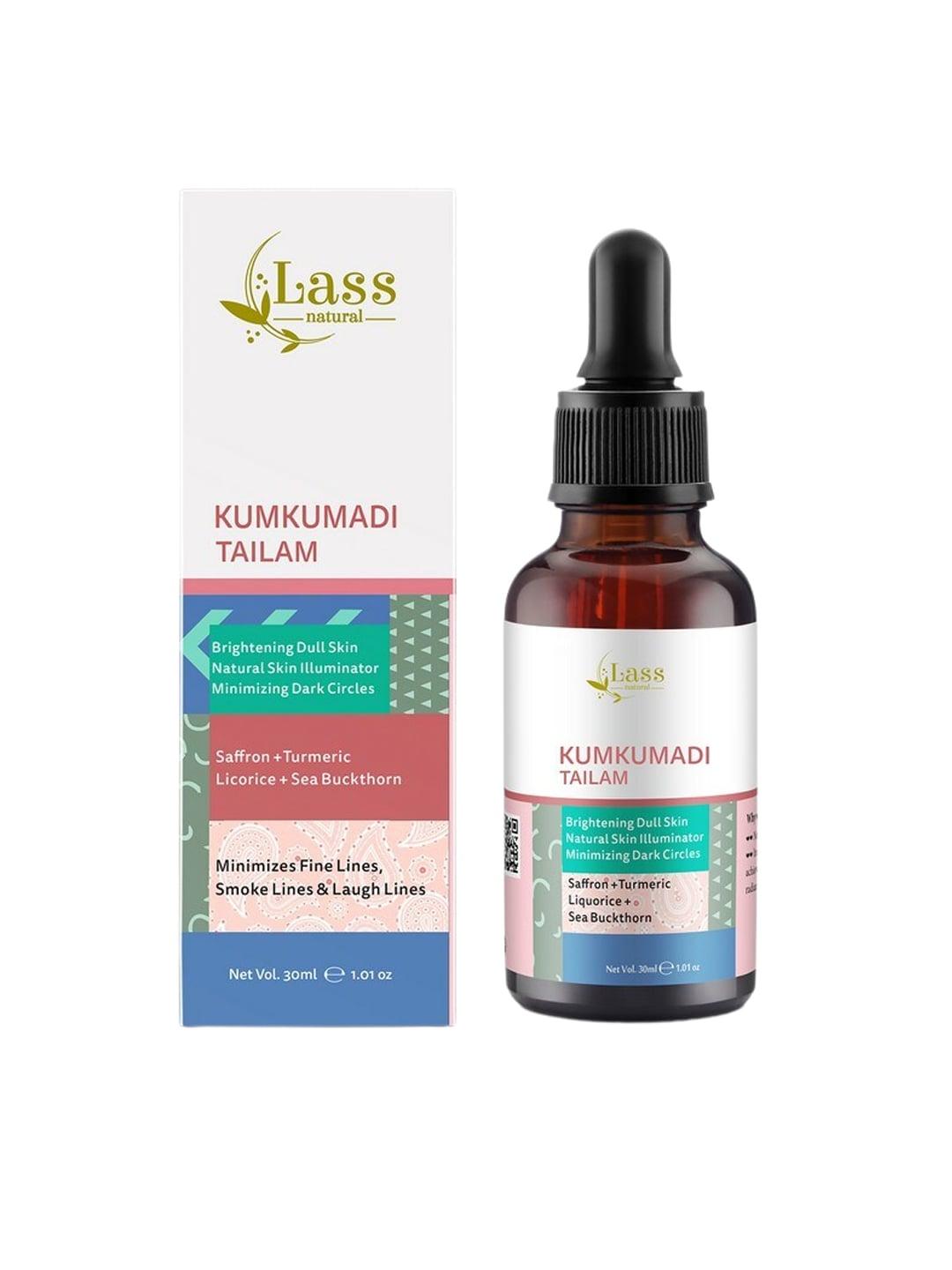 Lass Naturals Kumkumadi Saffron & Turmeric Face Serum For Dark Circles-30 ml