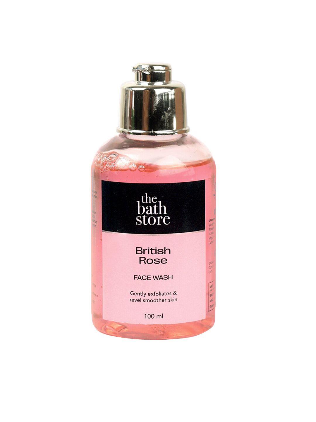 the-bath-store-british-rose-rejuvenating-&-gently-exfoliates-face-wash---100ml