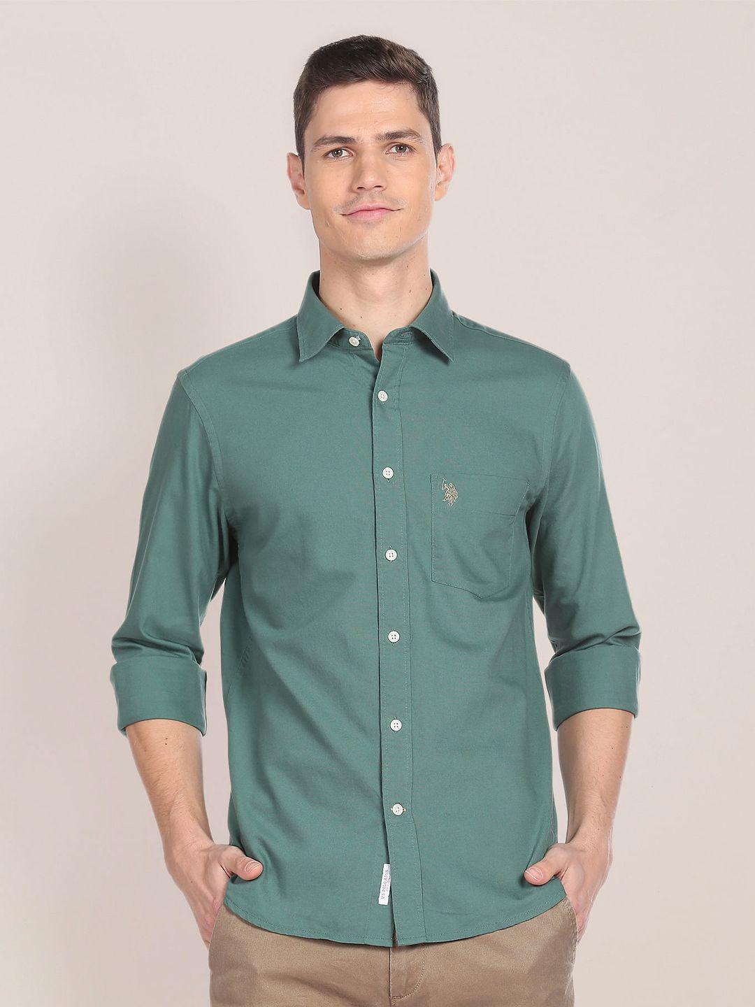 U.S. Polo Assn. Pure Cotton Tailored Fit Casual Shirt