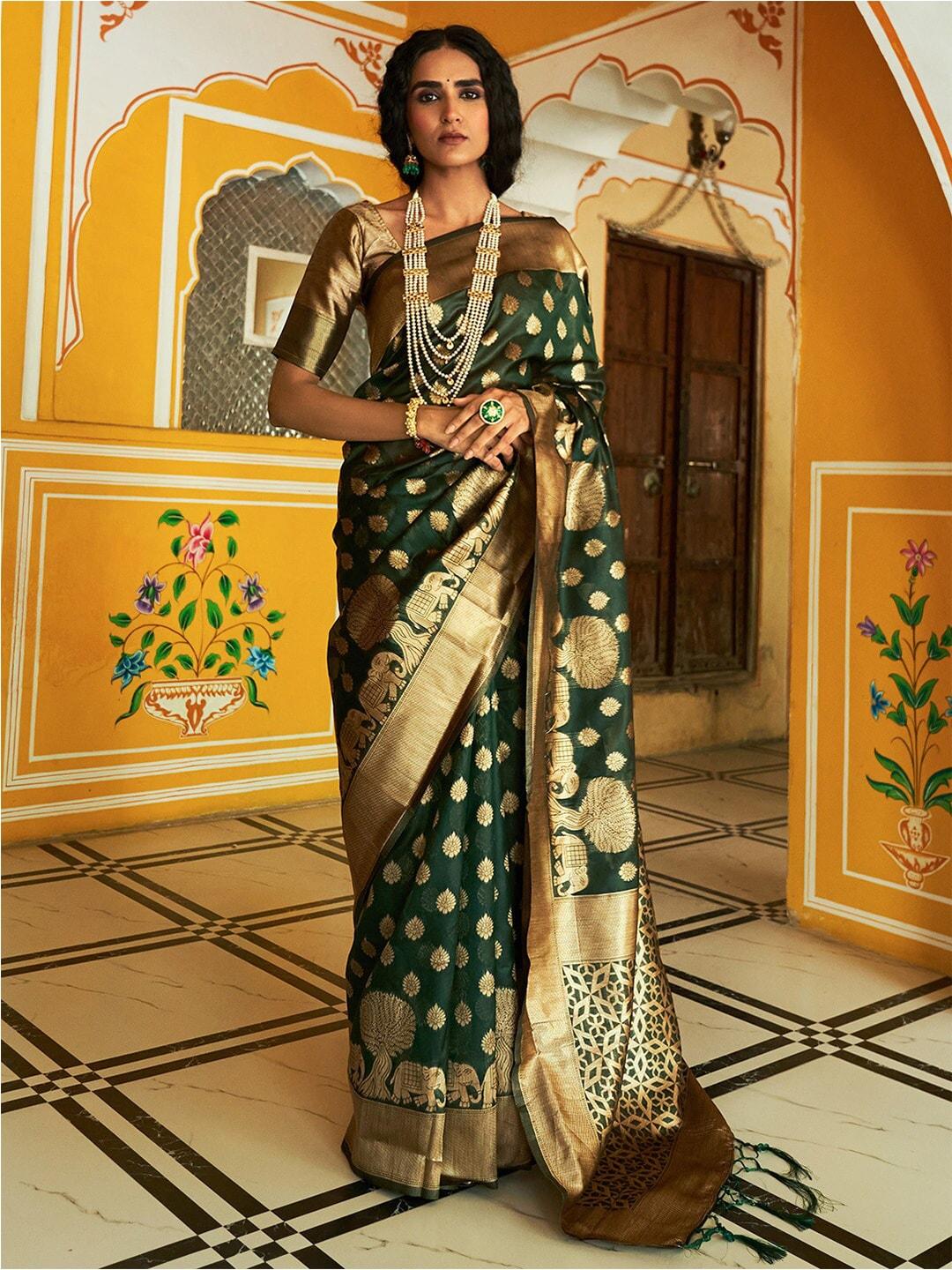 janasya-ethnic-motifs-woven-design-zari-organza-kanjeevaram-saree