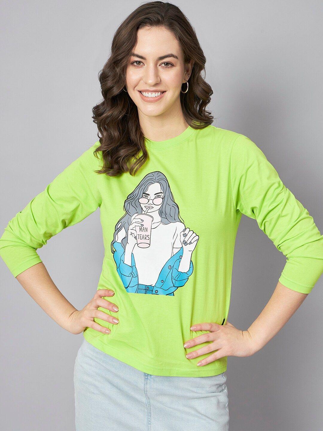 the-dry-state-fluorescent-green-graphic-printed-cotton-loose-t-shirt