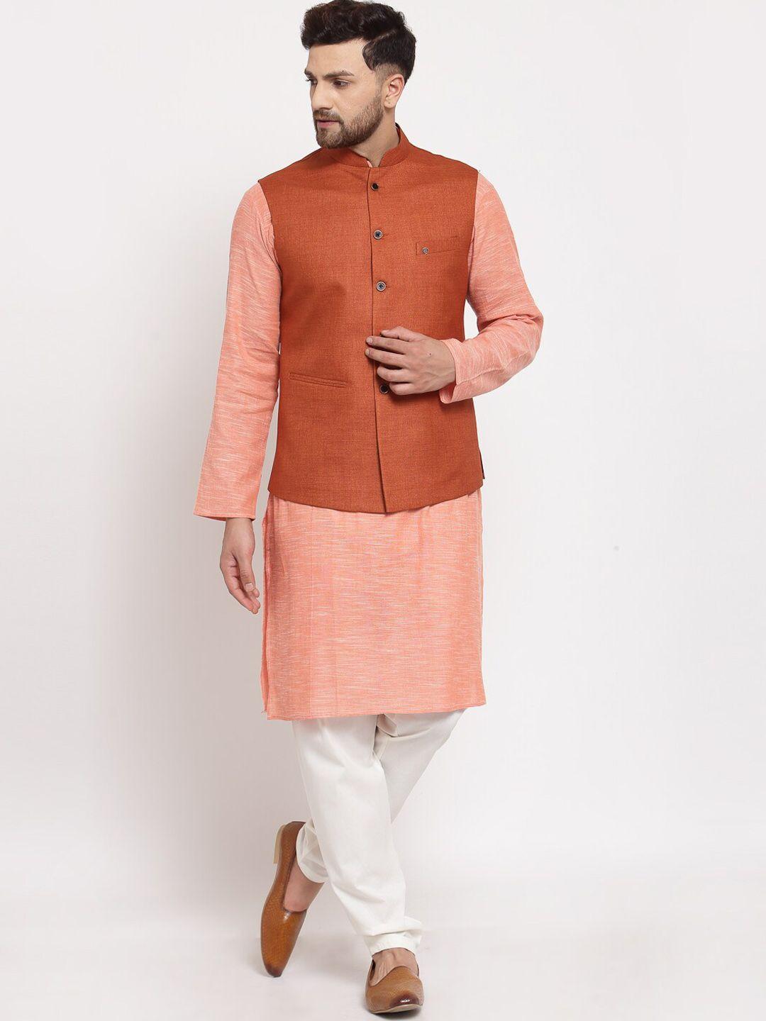 MOHANLAL SONS Woven Slim-Fit Nehru Jacket