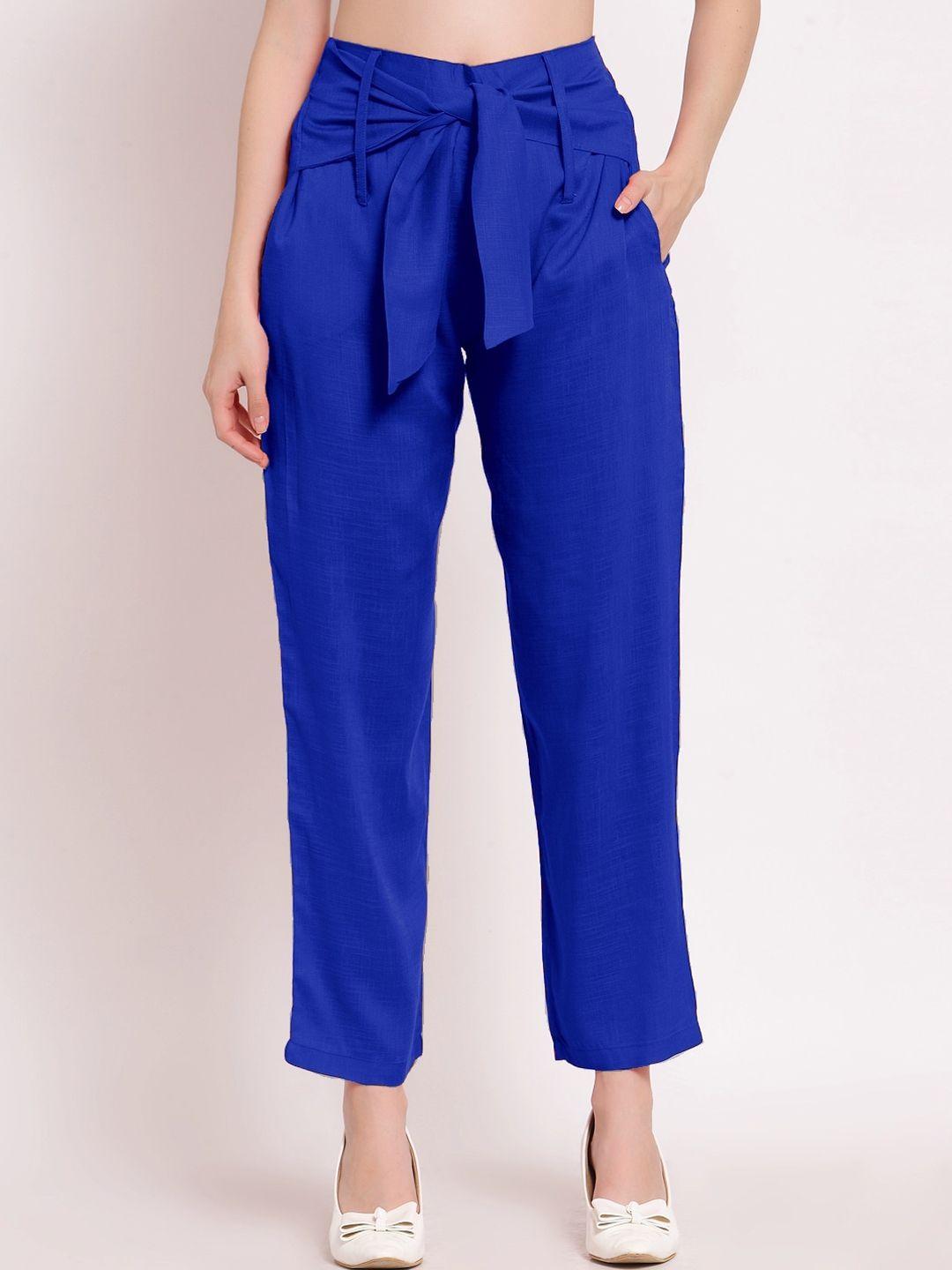patrorna-women-smart-straight-fit-pleated-cotton-culotte-trousers