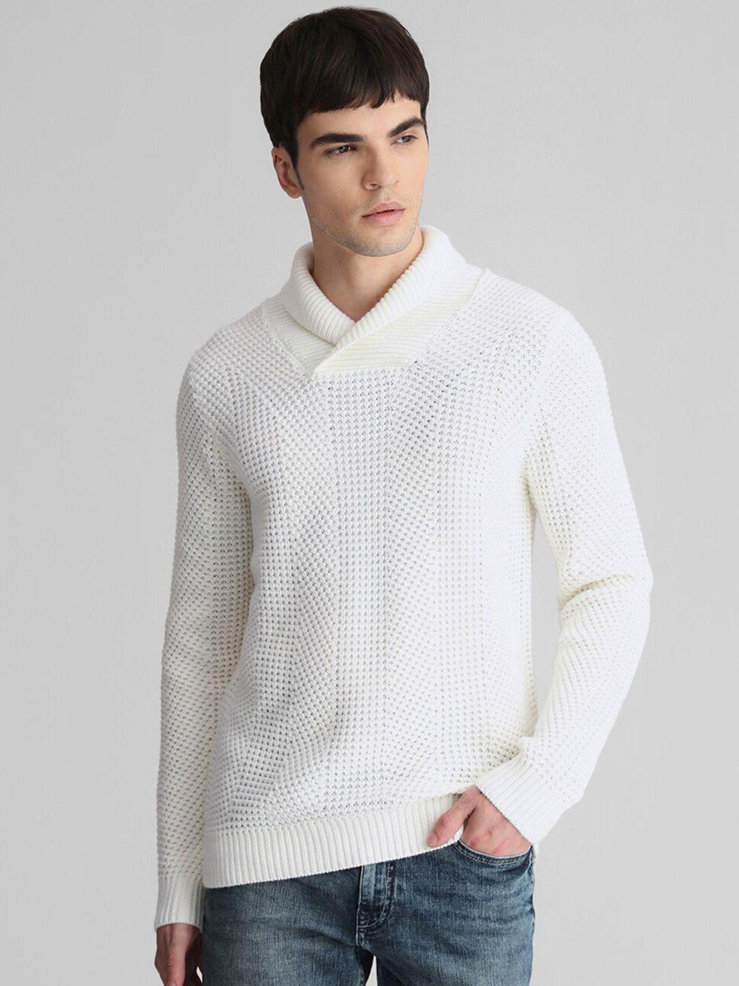 jack-&-jones-open-knit-acrylic-pullover-sweater