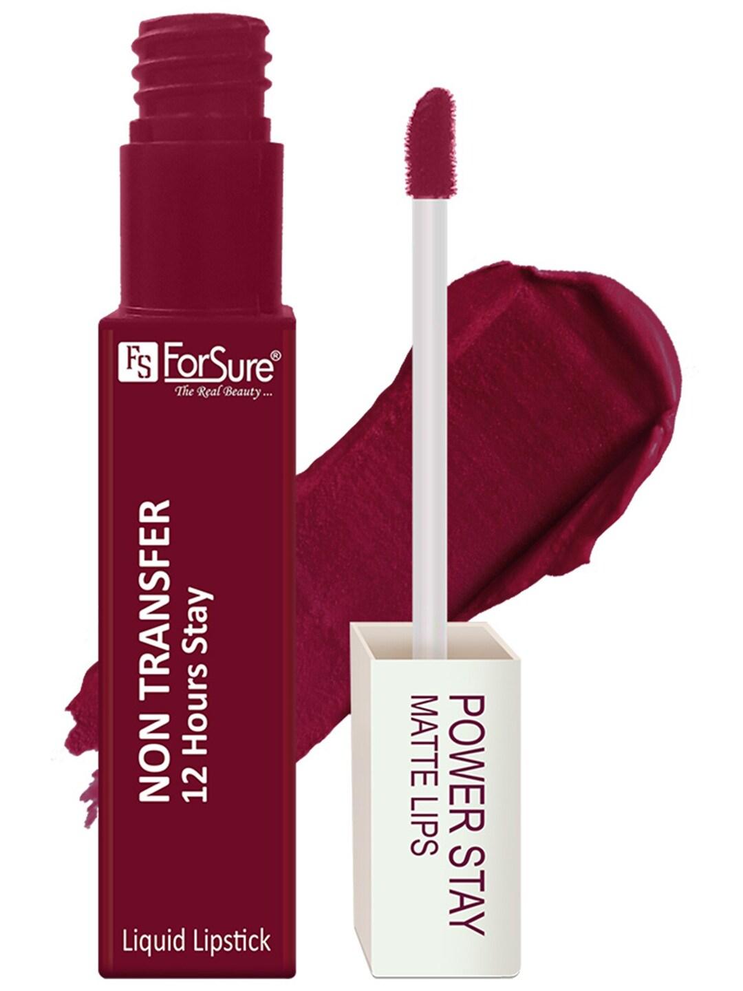 ForSure Set Of 4 Power Stay Matte Non-Transfer Waterproof Liquid Lipstick - 5ml Each
