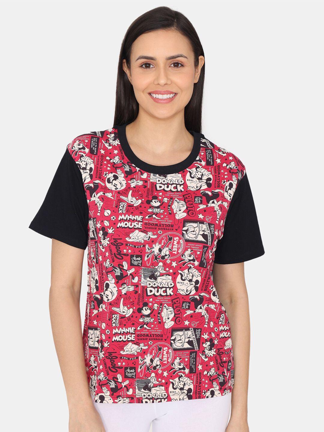 zivame-mickey-&-friends-printed-pure-cotton-top