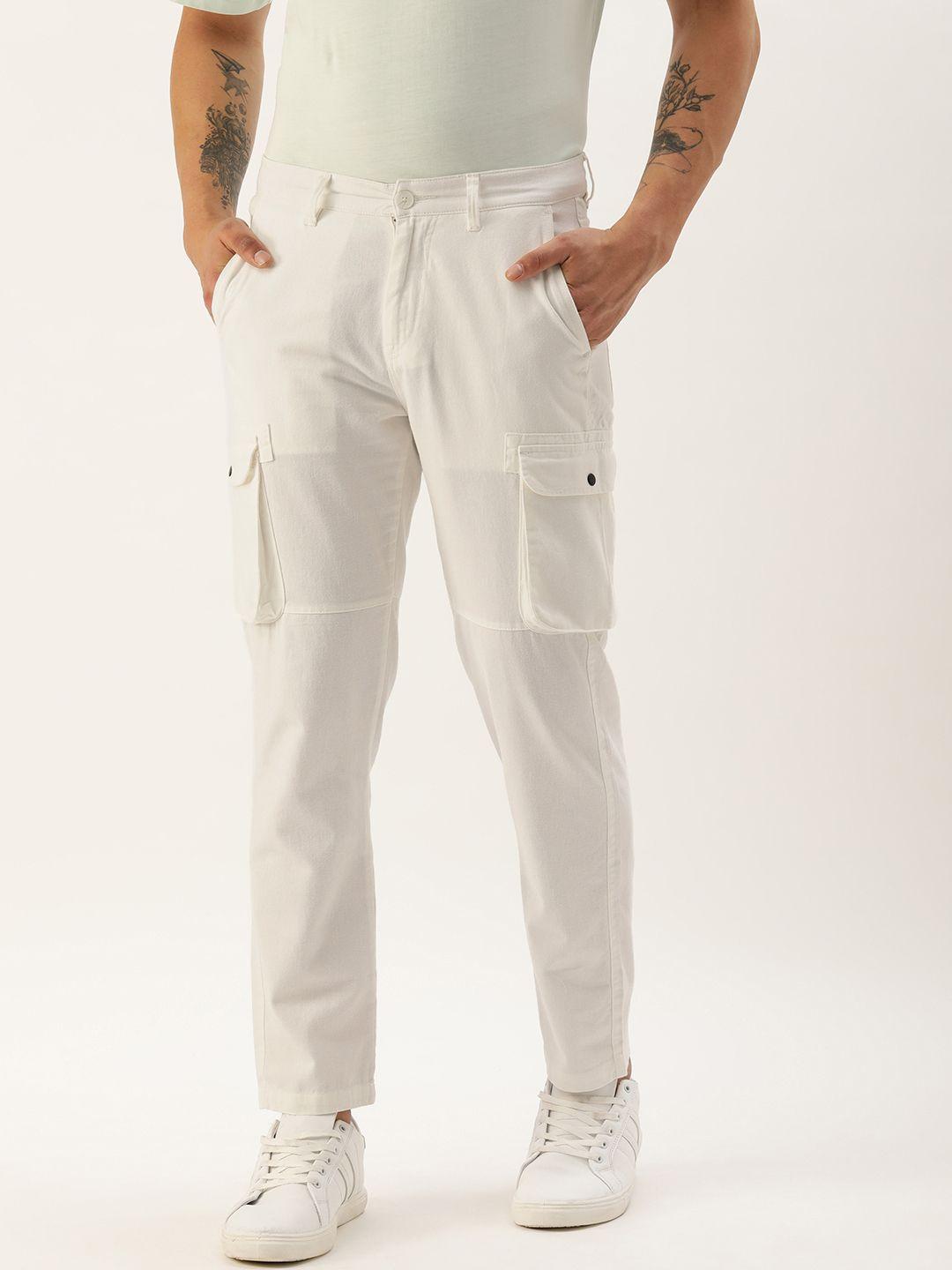 ivoc-men-solid-regular-fit-cargos-trousers