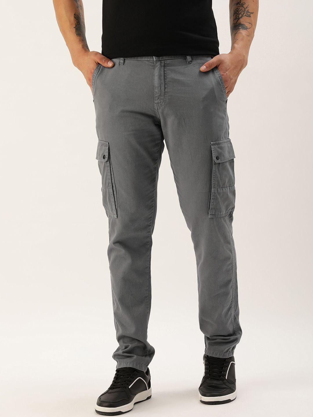 ivoc-men-solid-slim-fit-cargos-trousers