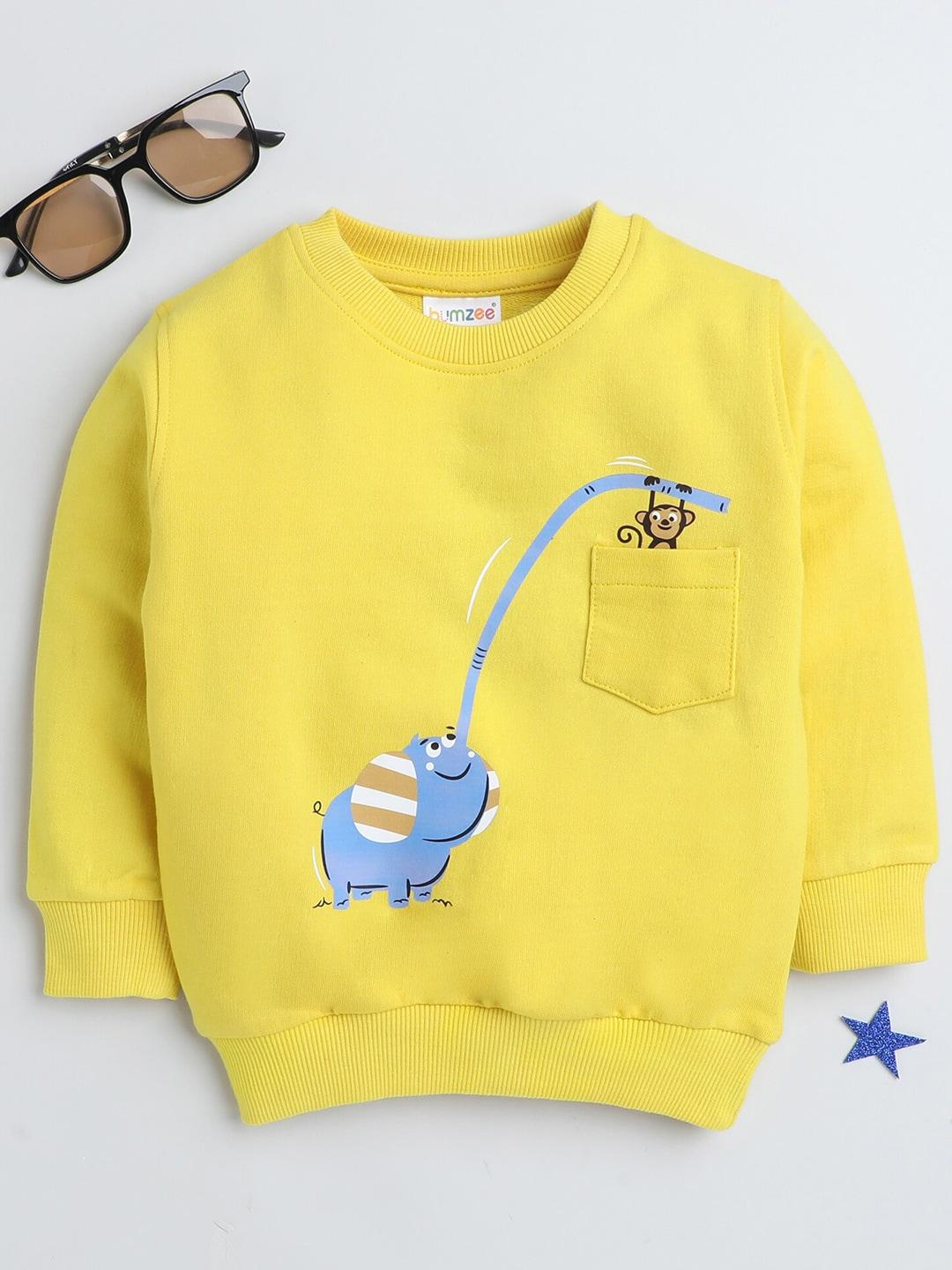 BUMZEE Infant Boys Graphic Printed Cotton Pullover
