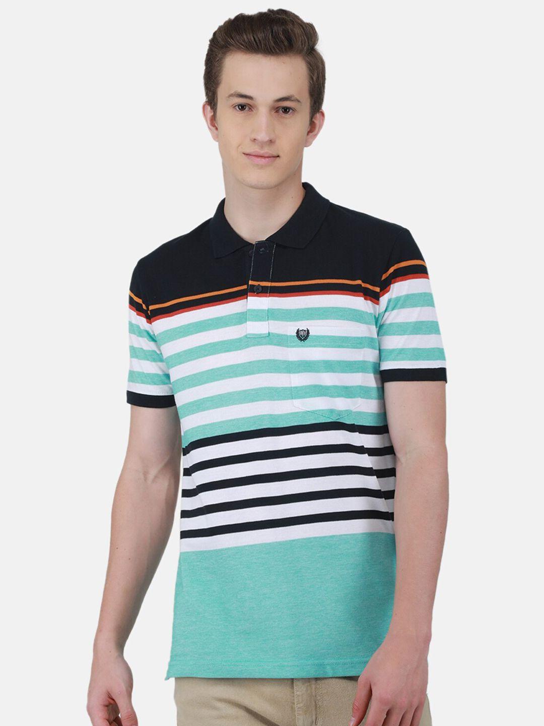 duke-striped-polo-collar-cotton-t-shirt