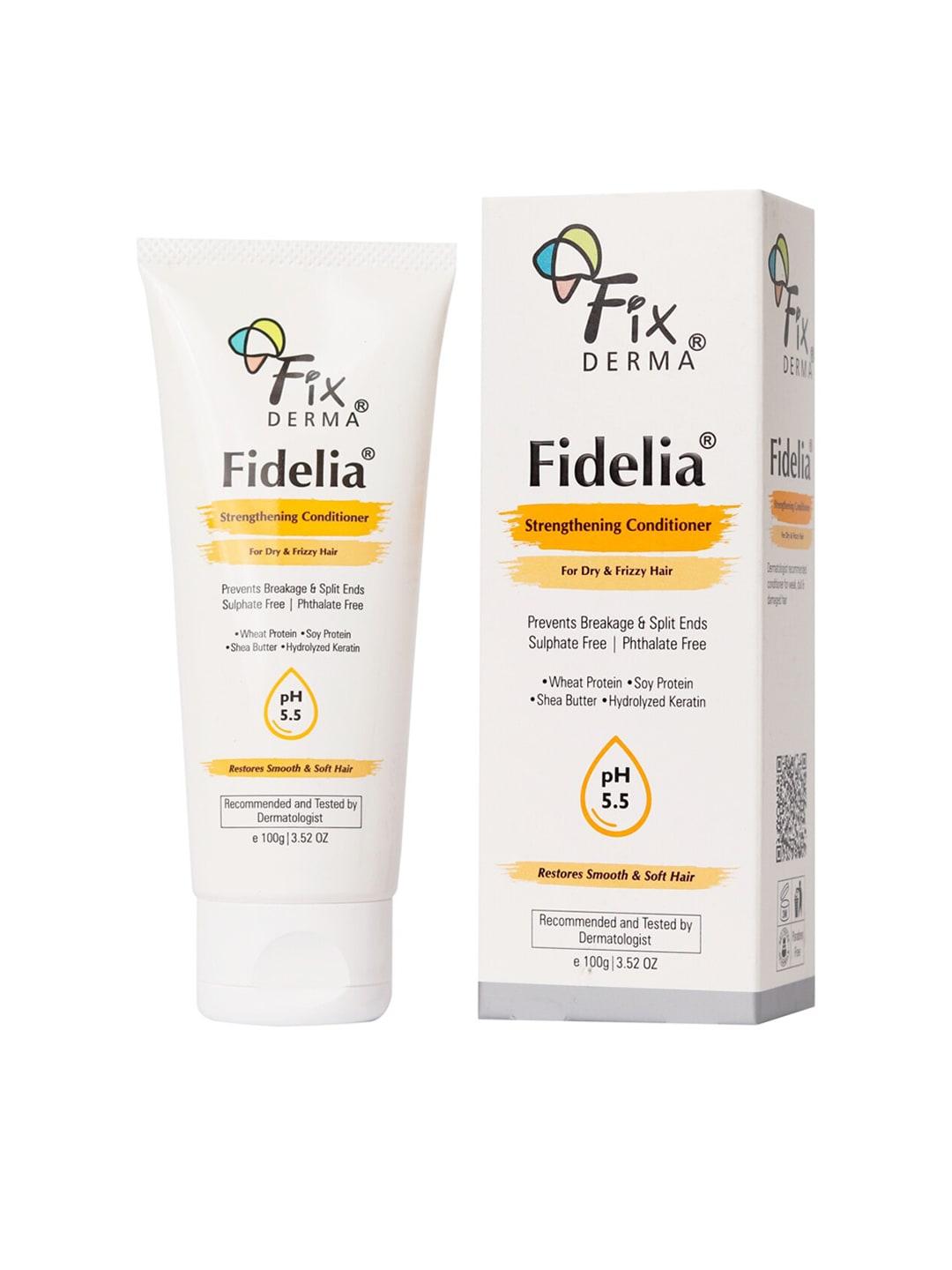 FIXDERMA Fidelia Strengthening Hair Conditioner with Shea Butter For Dry Frizzy Hair- 100g