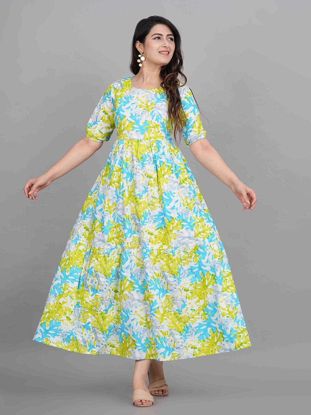 unibliss-floral-printed-cotton-maternity-feeding-a-line-midi-dress