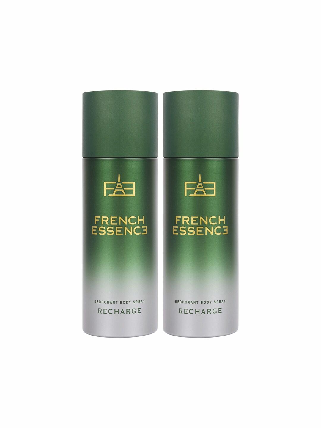 FRENCH ESSENCE Set Of 3 Recharge Long Lasting Deodorants Body Spray - 150ml Each