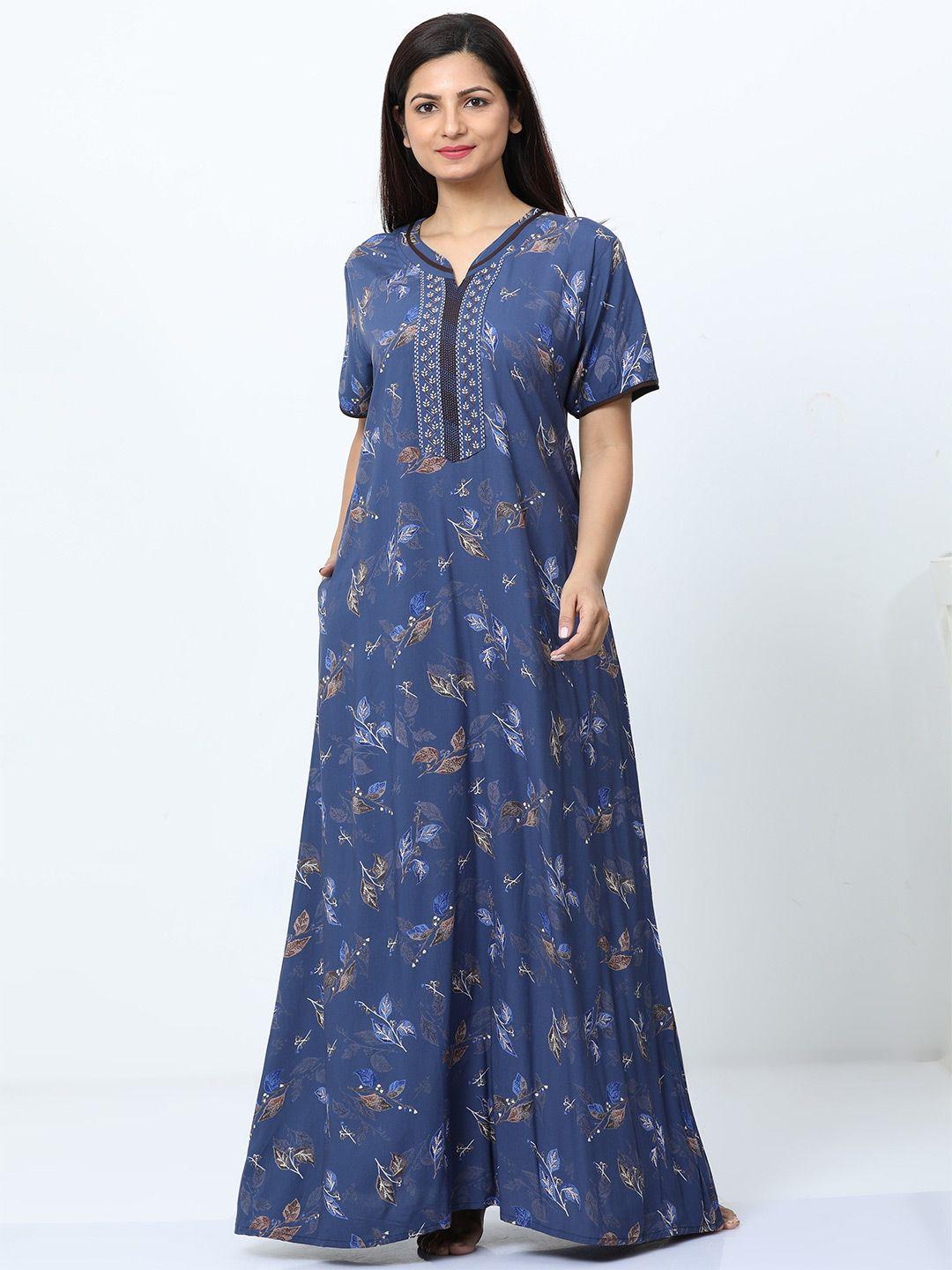 9shines-label-floral-printed-v-neck-maxi-nightdress