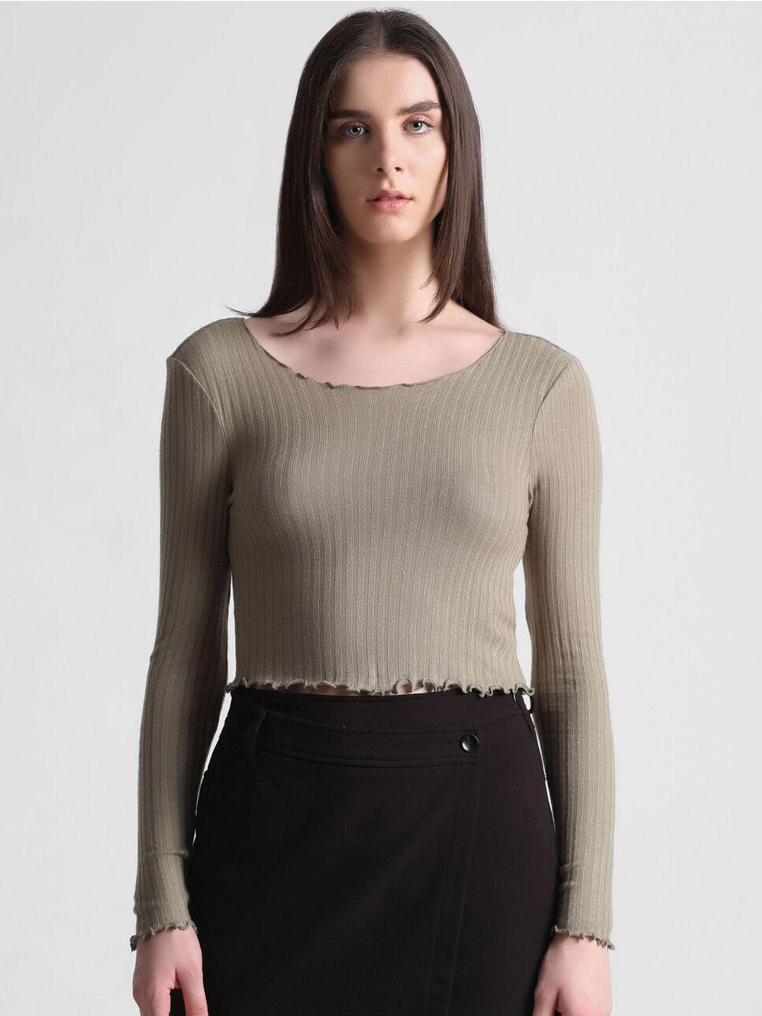 ONLY Ribbed Crop Fitted Top