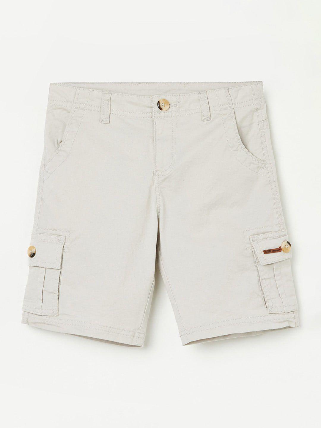 fame-forever-by-lifestyle-boys-mid-rise-pure-cotton-cargo-shorts