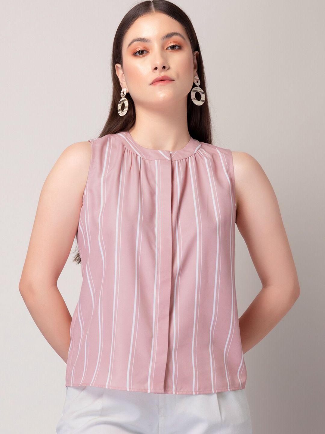 faballey-pink-vertical-striped-sleeveless-top
