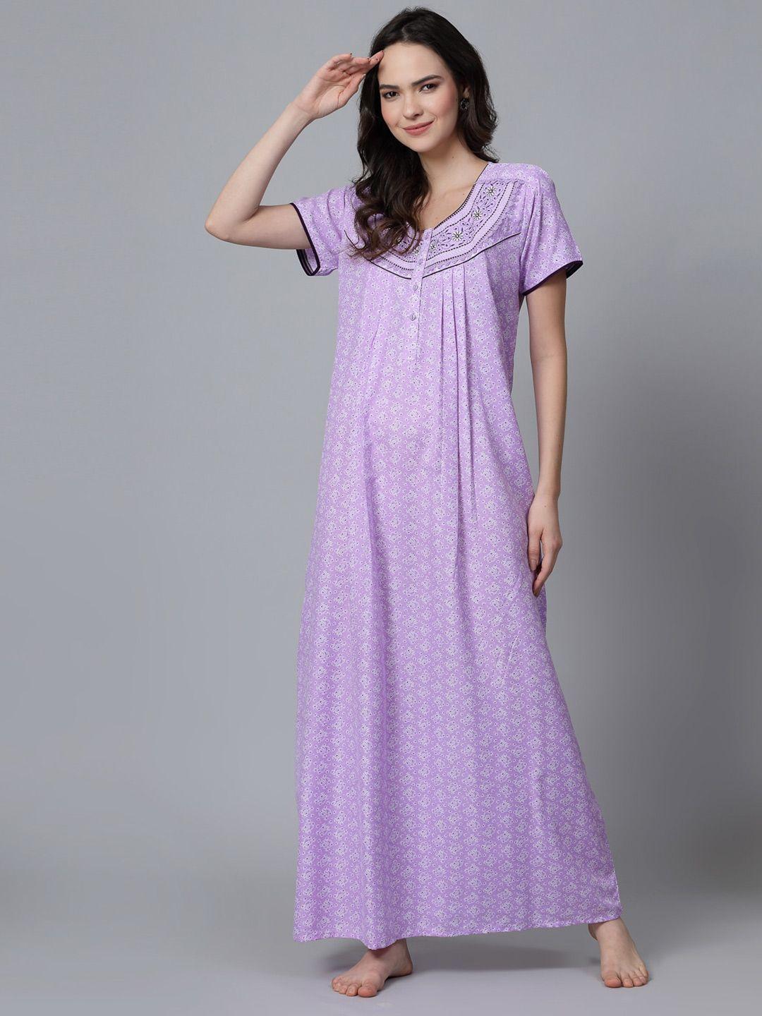 sweet-dreams-purple-floral-printed-maxi-nightdress
