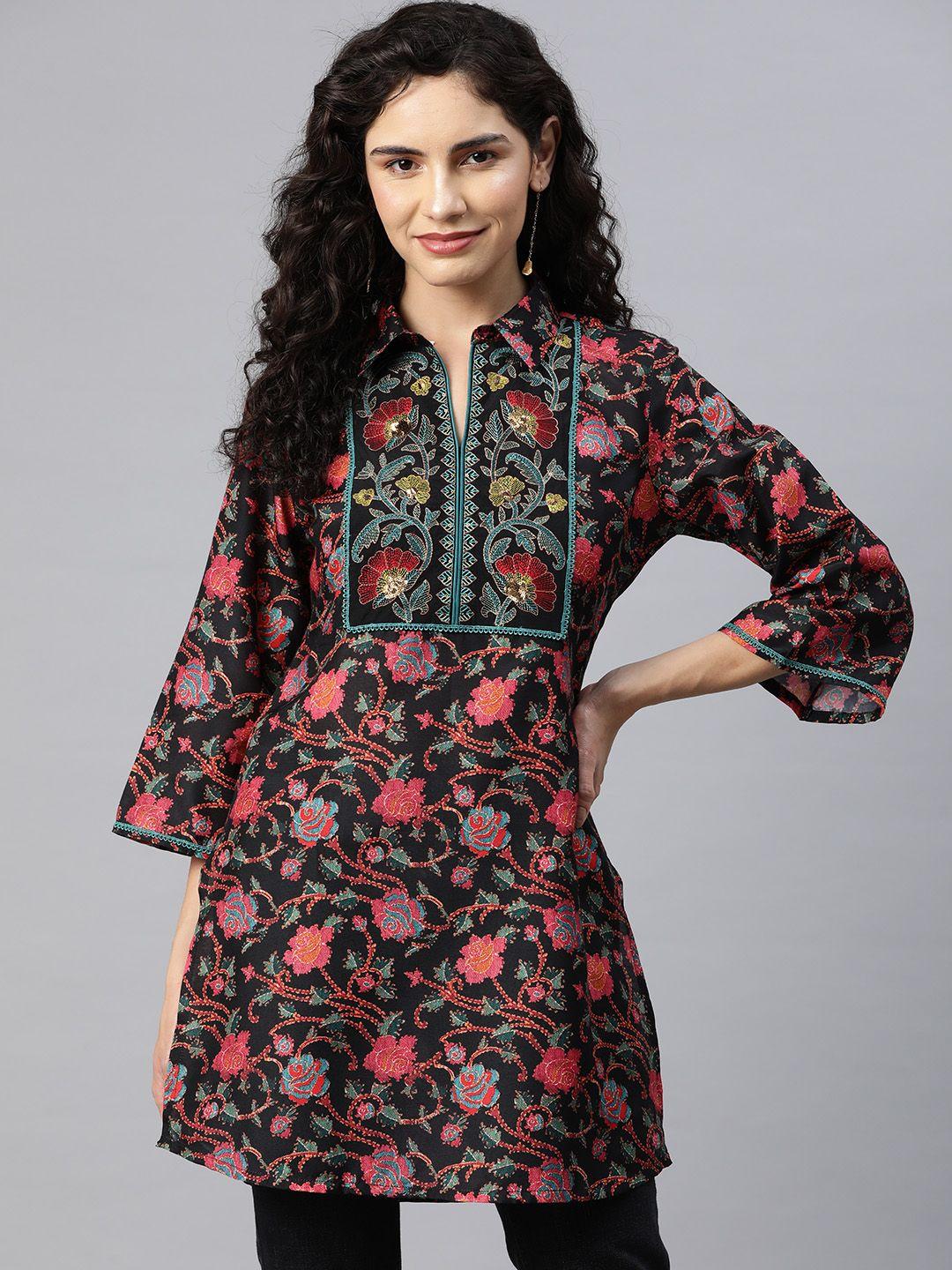 nayam-by-lakshita-shirt-collar-printed-tunic