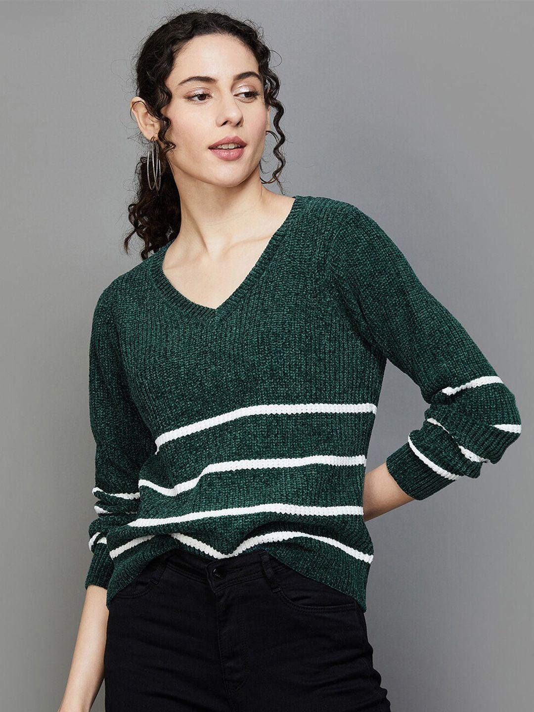 fame-forever-by-lifestyle-striped-v-neck-sweaters