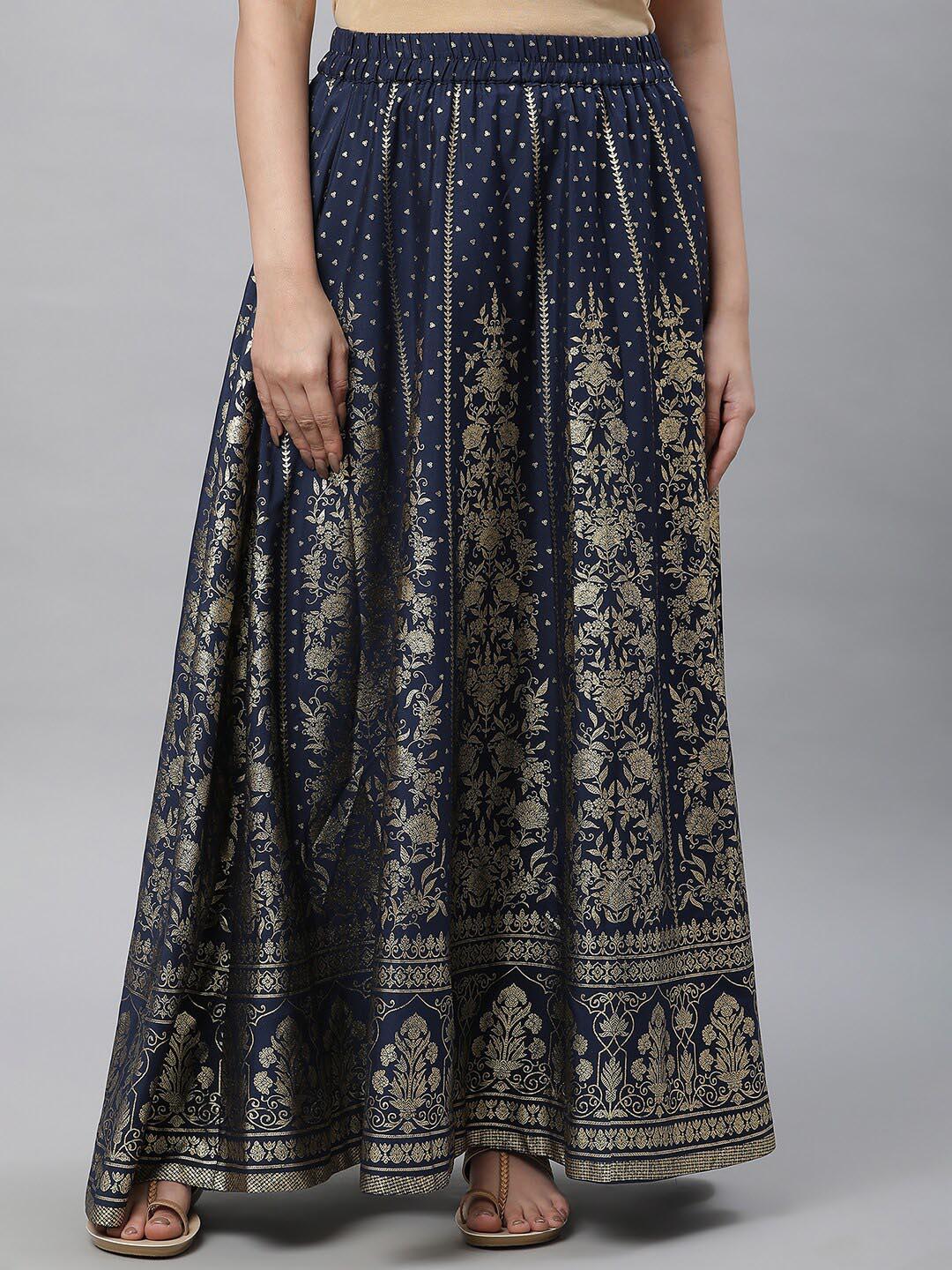 aurelia-ethnic-motifs-printed-maxi-flared-skirt