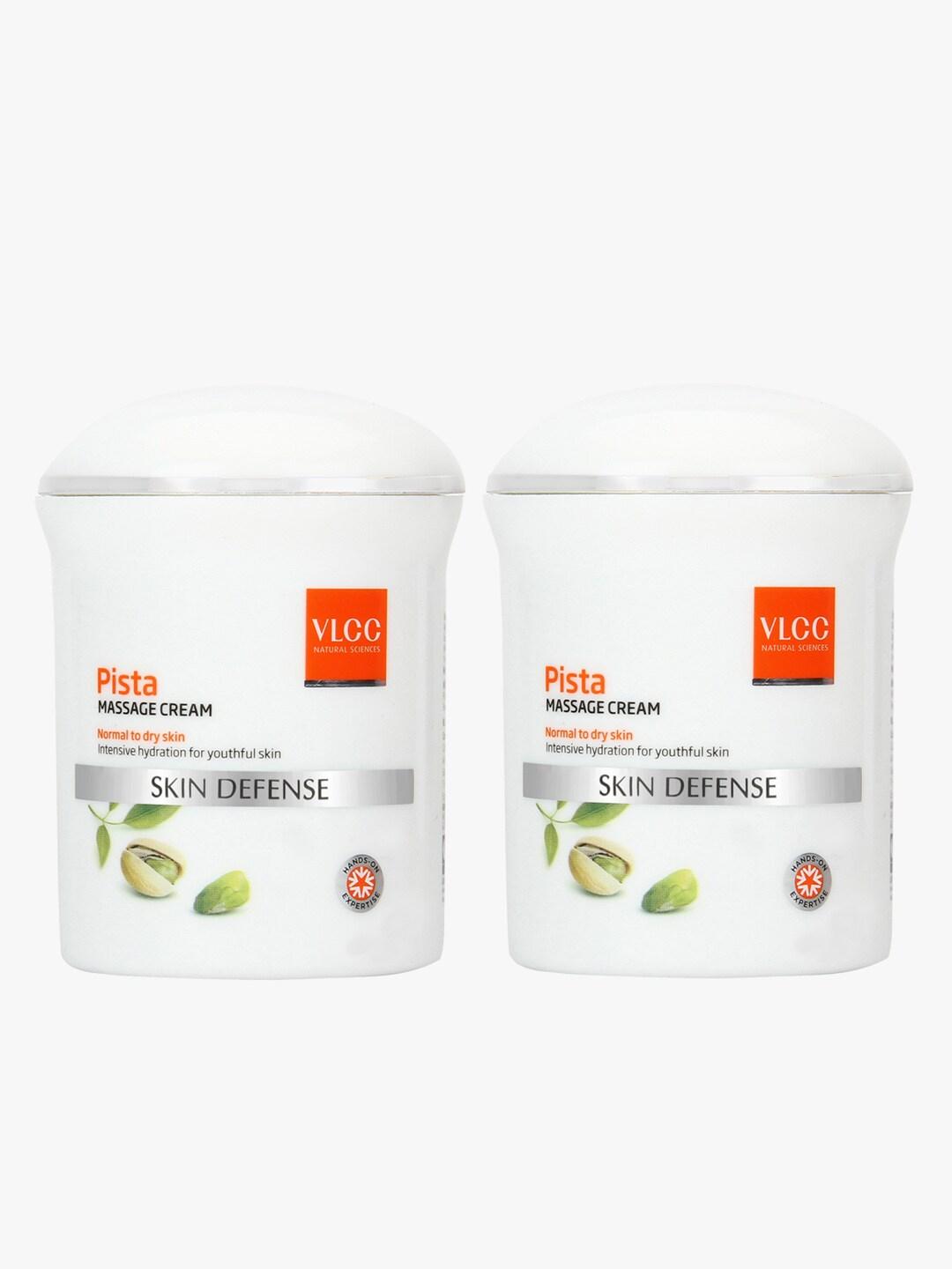 VLCC Set of 3 Skin Defense Pista Massage Cream for Normal to Dry Skin - 50g each