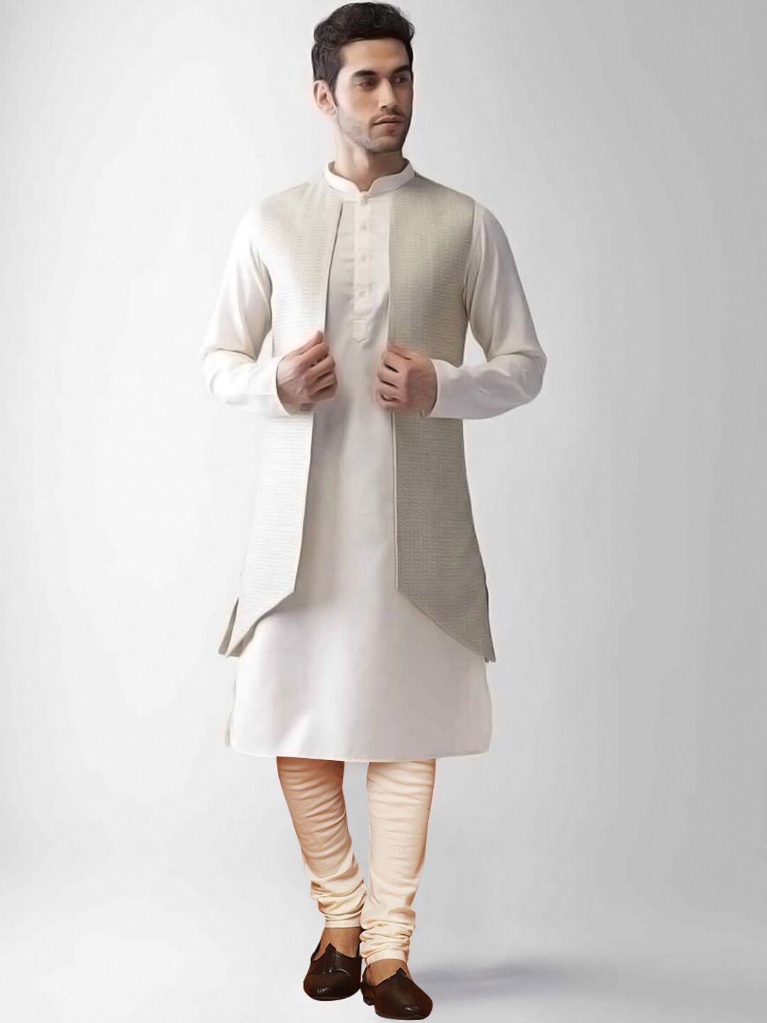 kisah-cream-coloured-mandarin-collar-straight-kurta-&-churidar-with-jacket