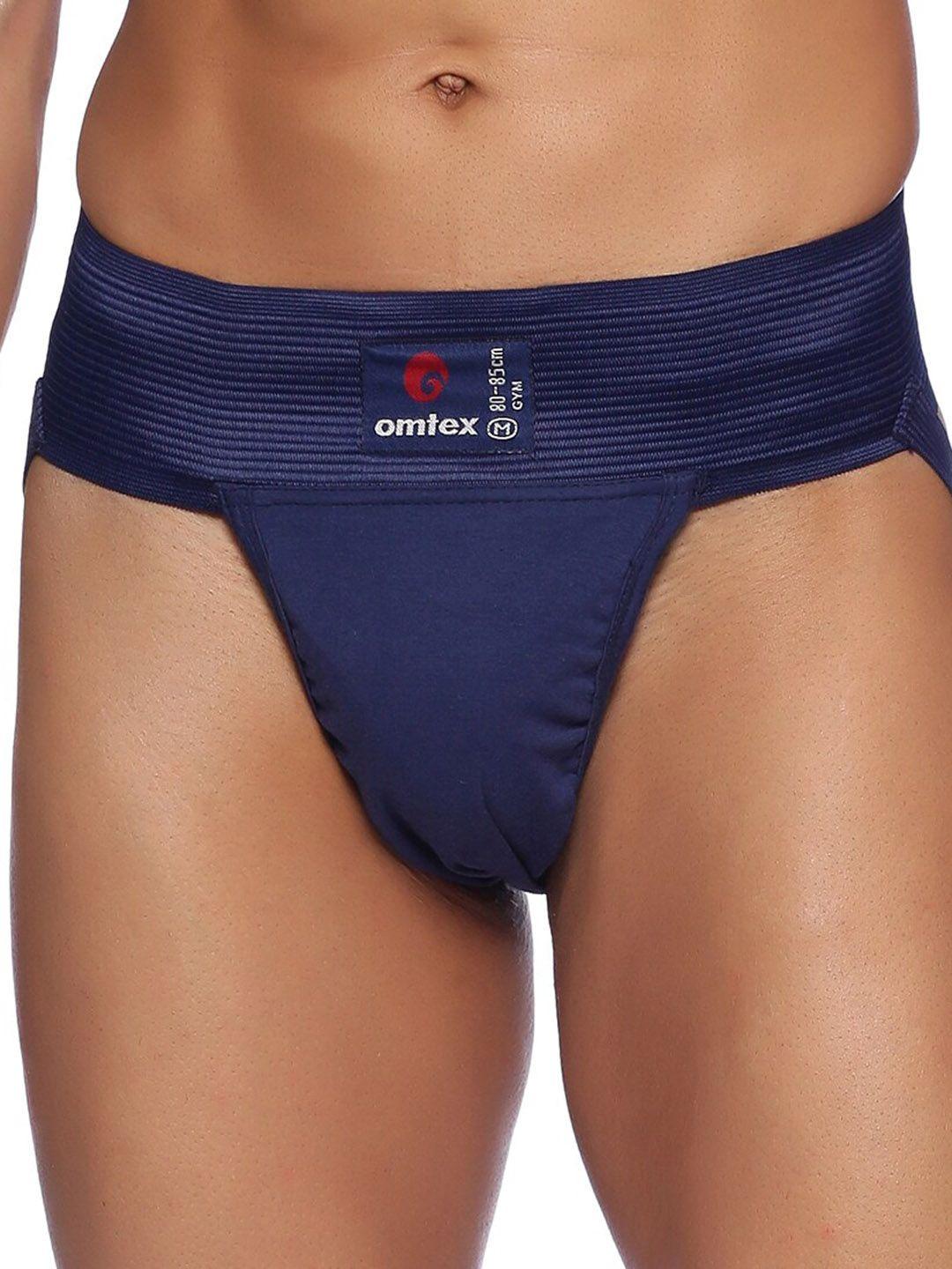 Omtex Athletic Gym Stretchable Supporter Jockstraps with Cup Pocket Briefs GymNBL