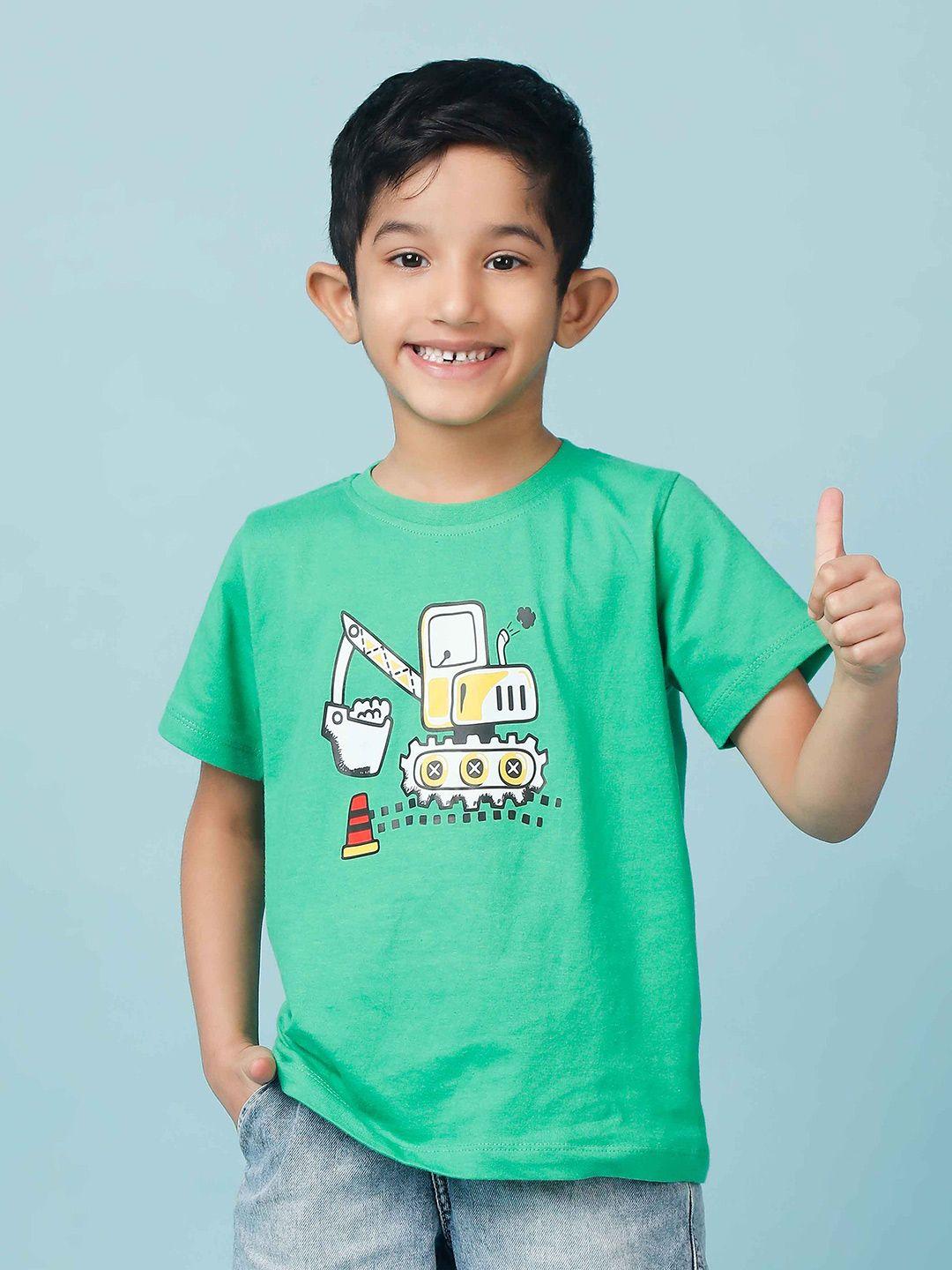 Knitting Doodles Boys Graphic Printed Cotton T-shirt