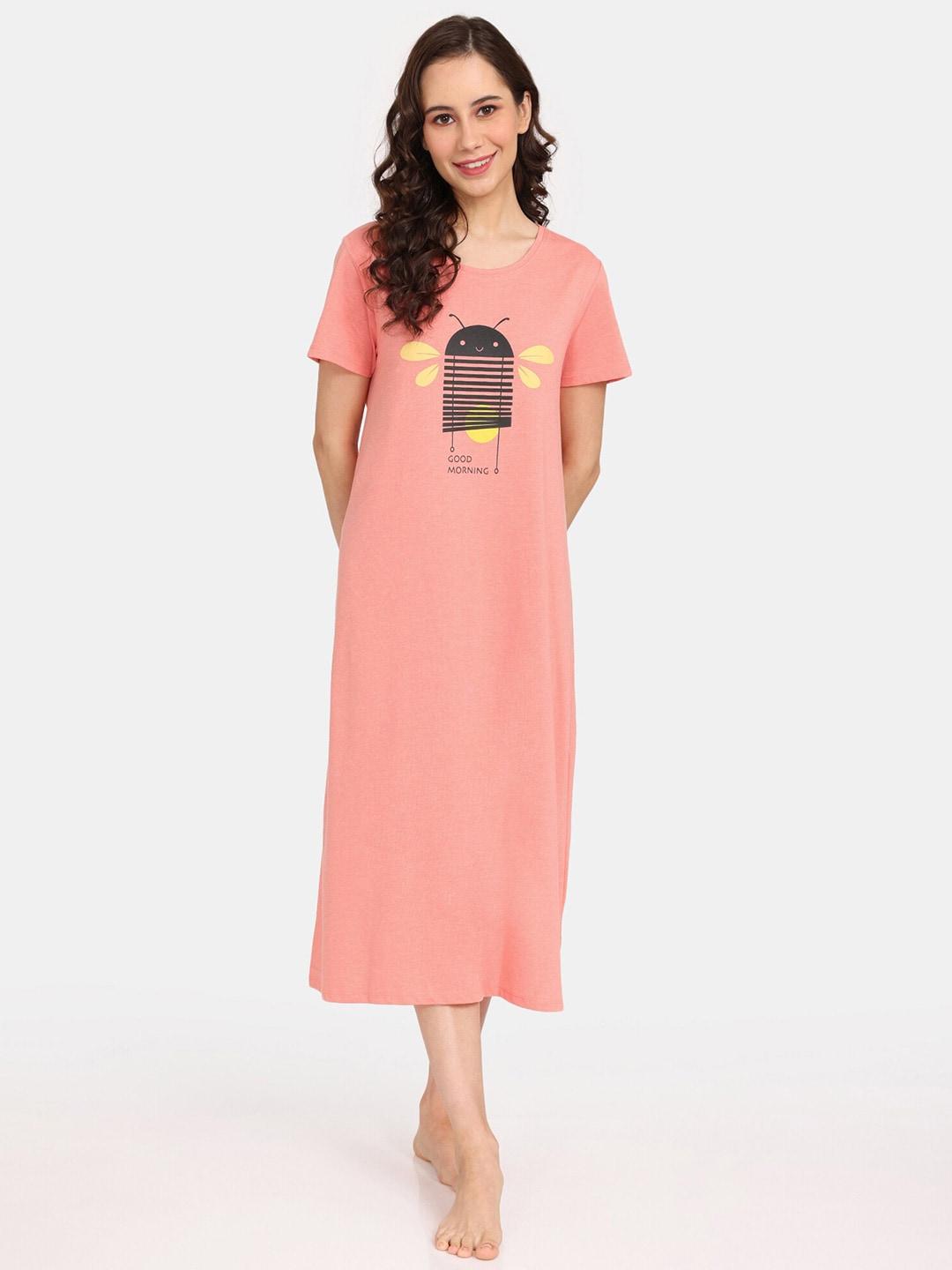 rosaline-by-zivame-graphic-printed-pure-cotton-t-shirt-nightdress