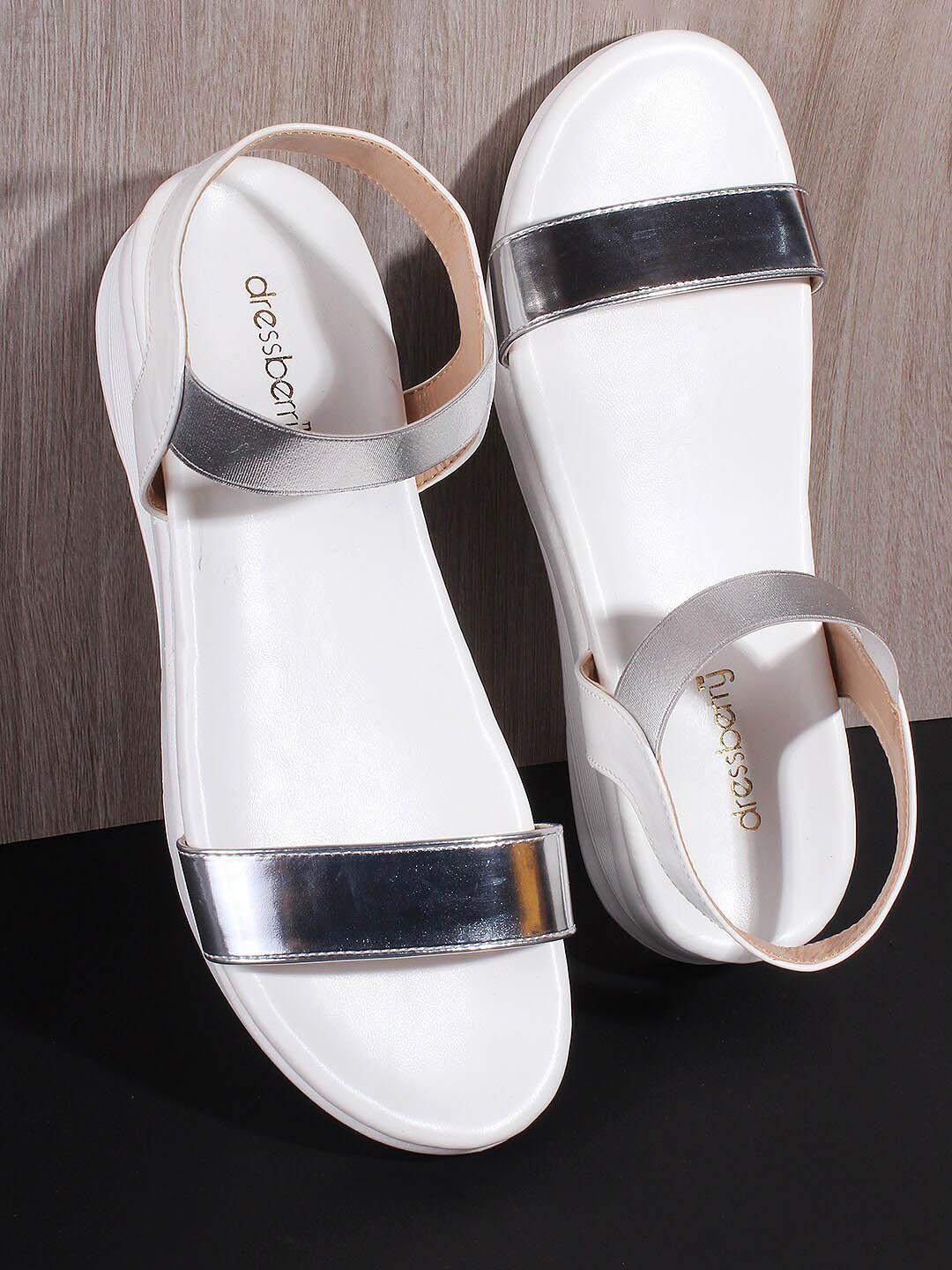 dressberry-white-flatform-sandals