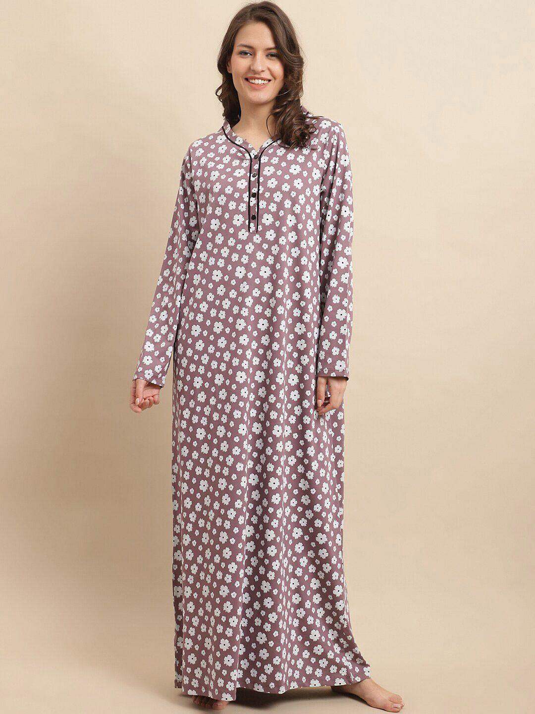 kanvin-pink-floral-printed-pure-cotton-maxi-nightdress