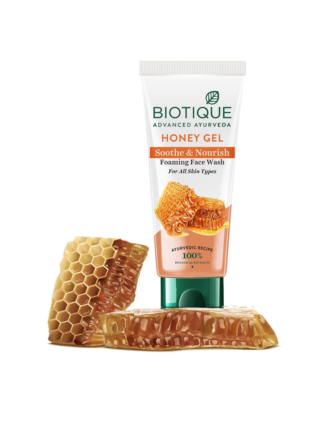 Biotique Unisex Bio Honey Gel Refreshing Foaming Face Wash 100 ml