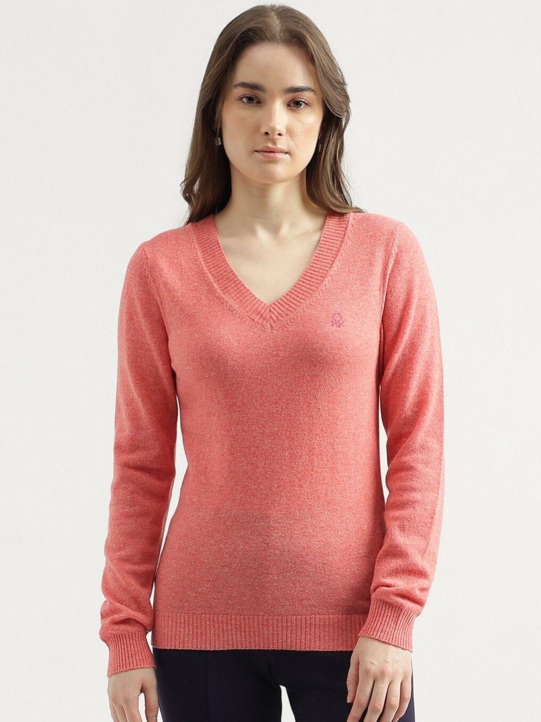 United Colors of Benetton V-Neck Woollen Pullover