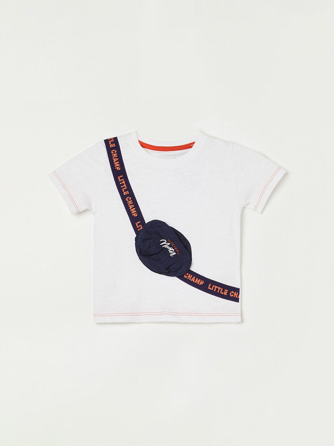 Juniors by Lifestyle Boys Typography Printed Cotton T-shirt