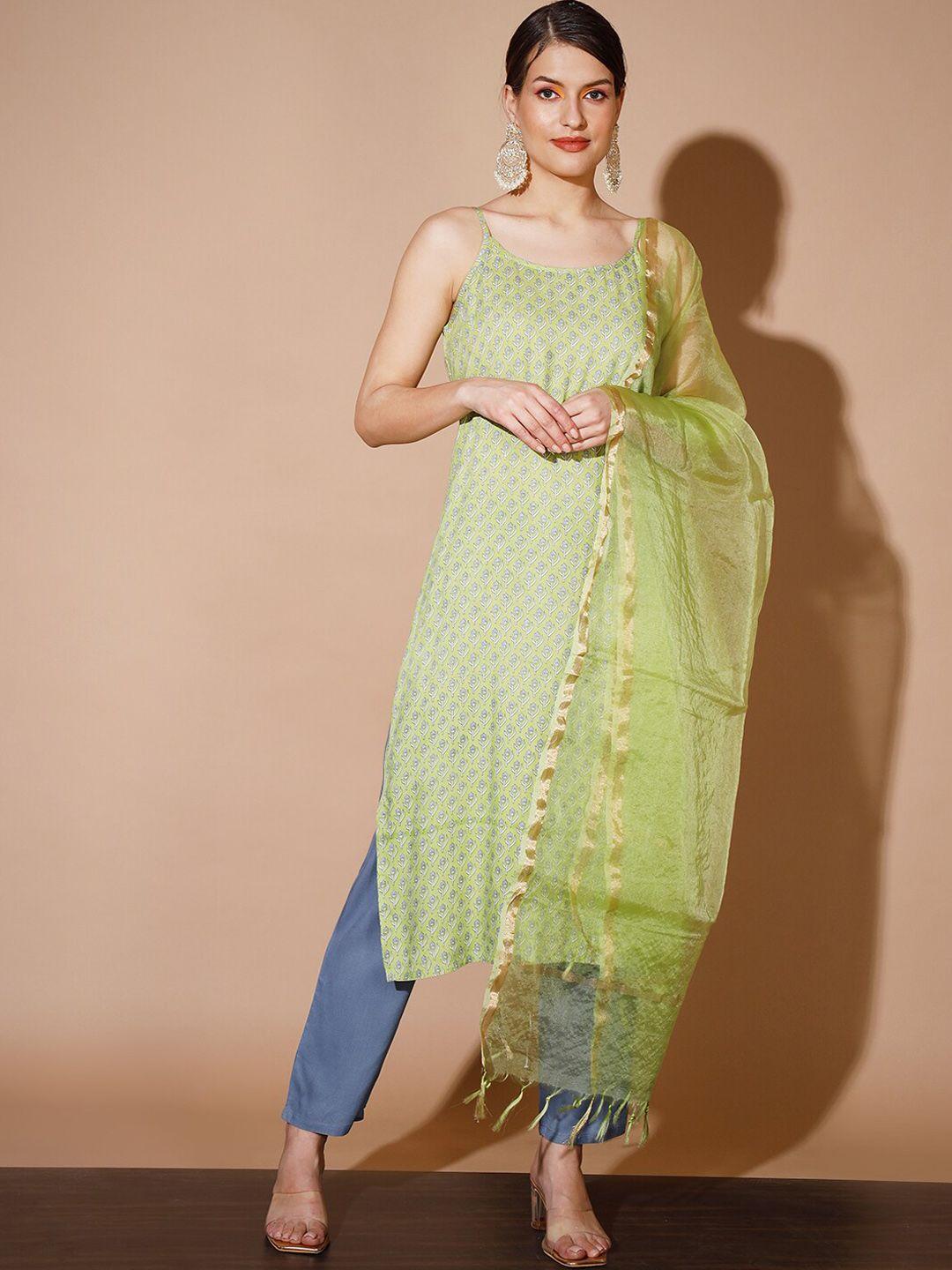 kalini-floral-printed-straight-kurta-&-trousers-with-dupatta