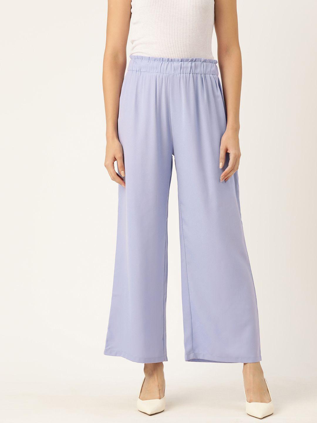 Rue Collection Relaxed Loose Fit High-Rise Parallel Trousers