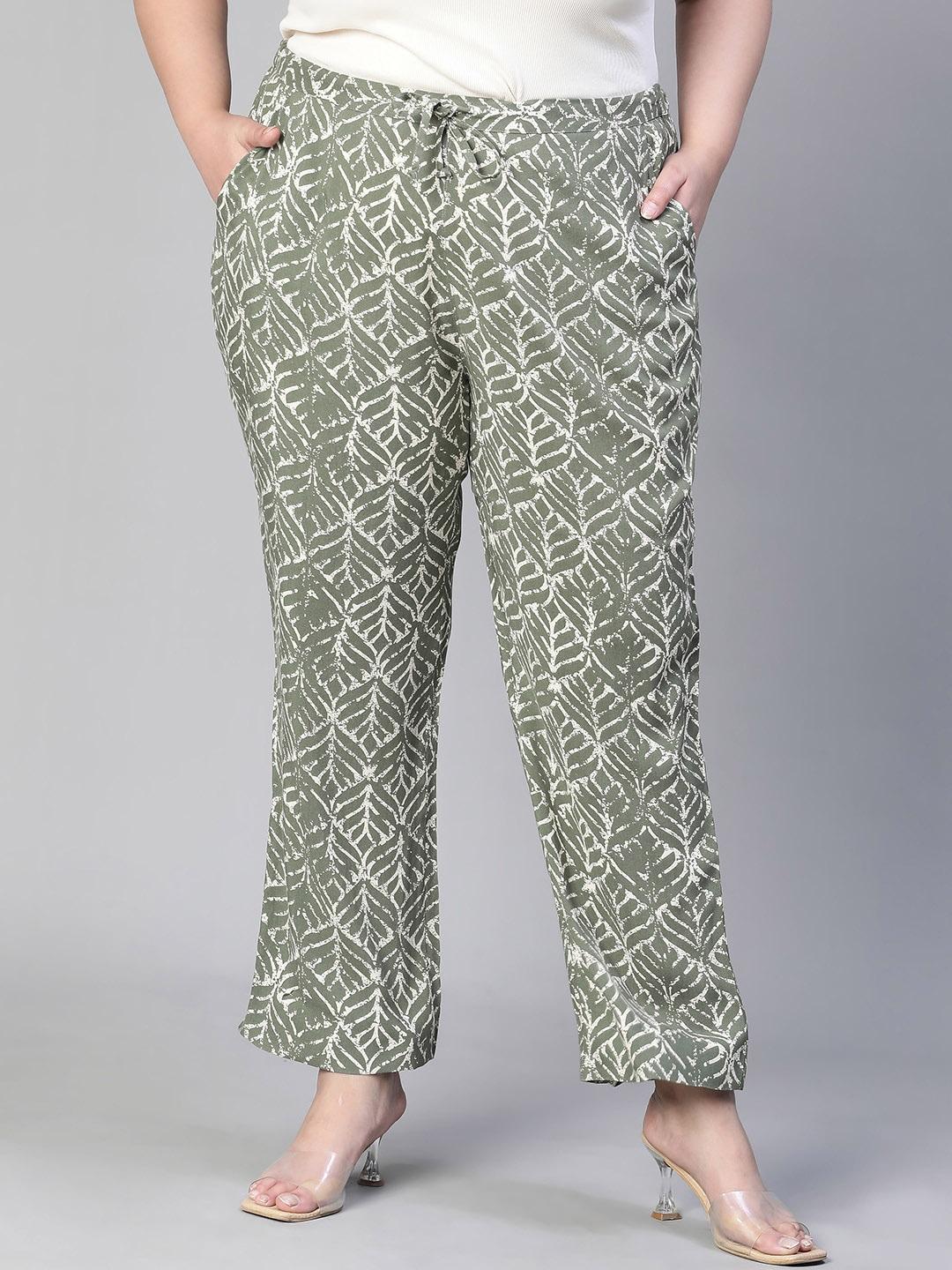 oxolloxo-women-ethnic-motifs-printed-relaxed-straight-leg-straight-fit-easy-wash-trousers
