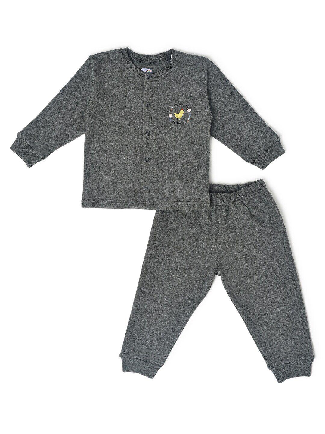 MiArcus Kids Round Neck Long Sleeve Polyester Clothing Set