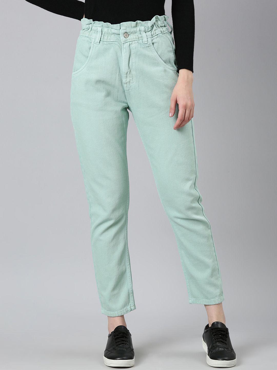 showoff-women-high-rise-cotton-jeans