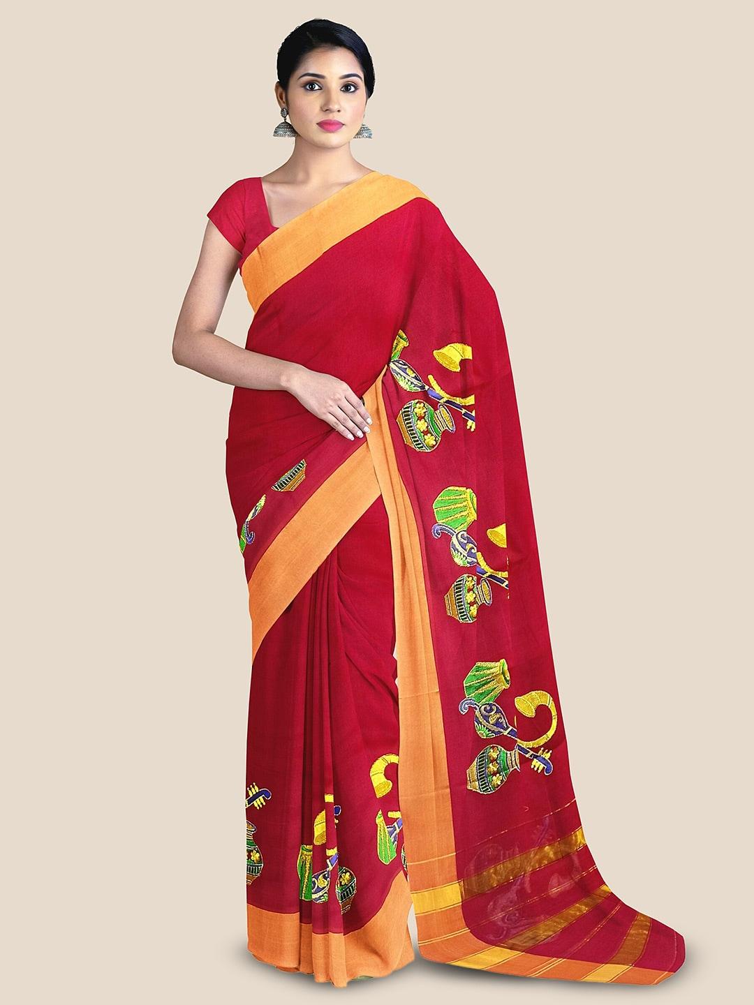 The Chennai Silks Embroidered Sambalpuri Saree