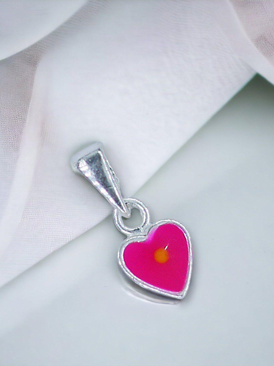 taraash-girls-925-sterling-silver-enamel-heart-shaped-pendant