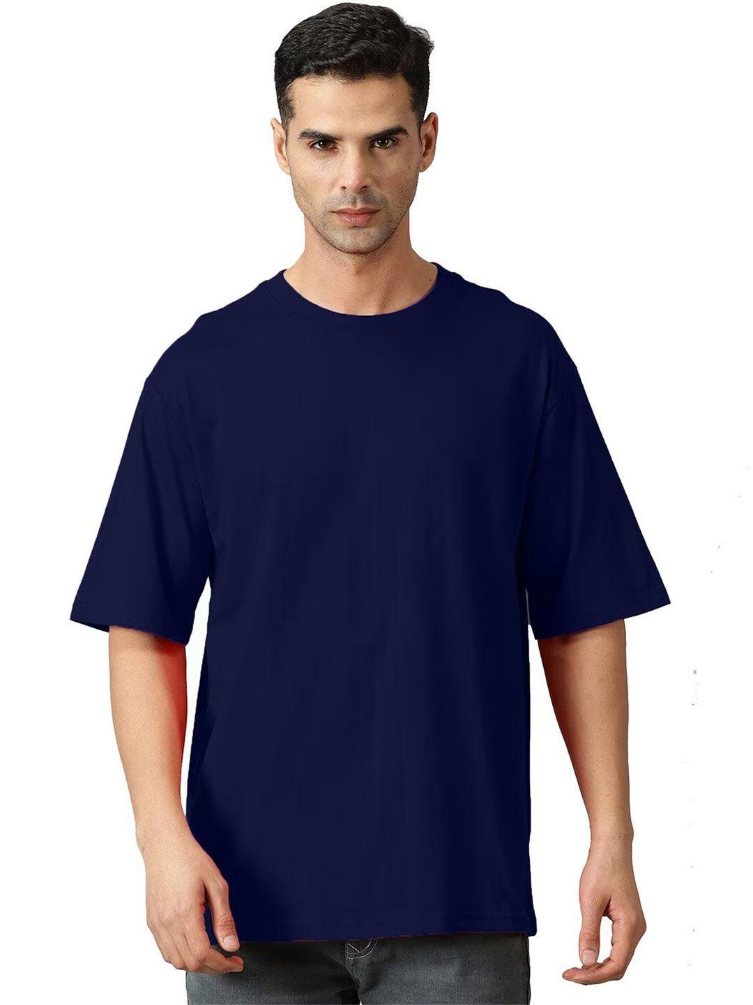 THE HOLLANDER Drop Shoulder Pure Cotton Longline T-Shirt
